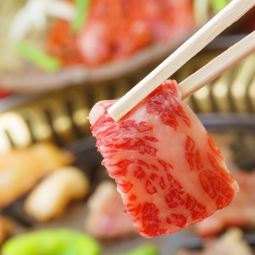 <焼肉三昧コース>黒毛和牛付き12品1.5H飲放付★3500円→3000円(税別)