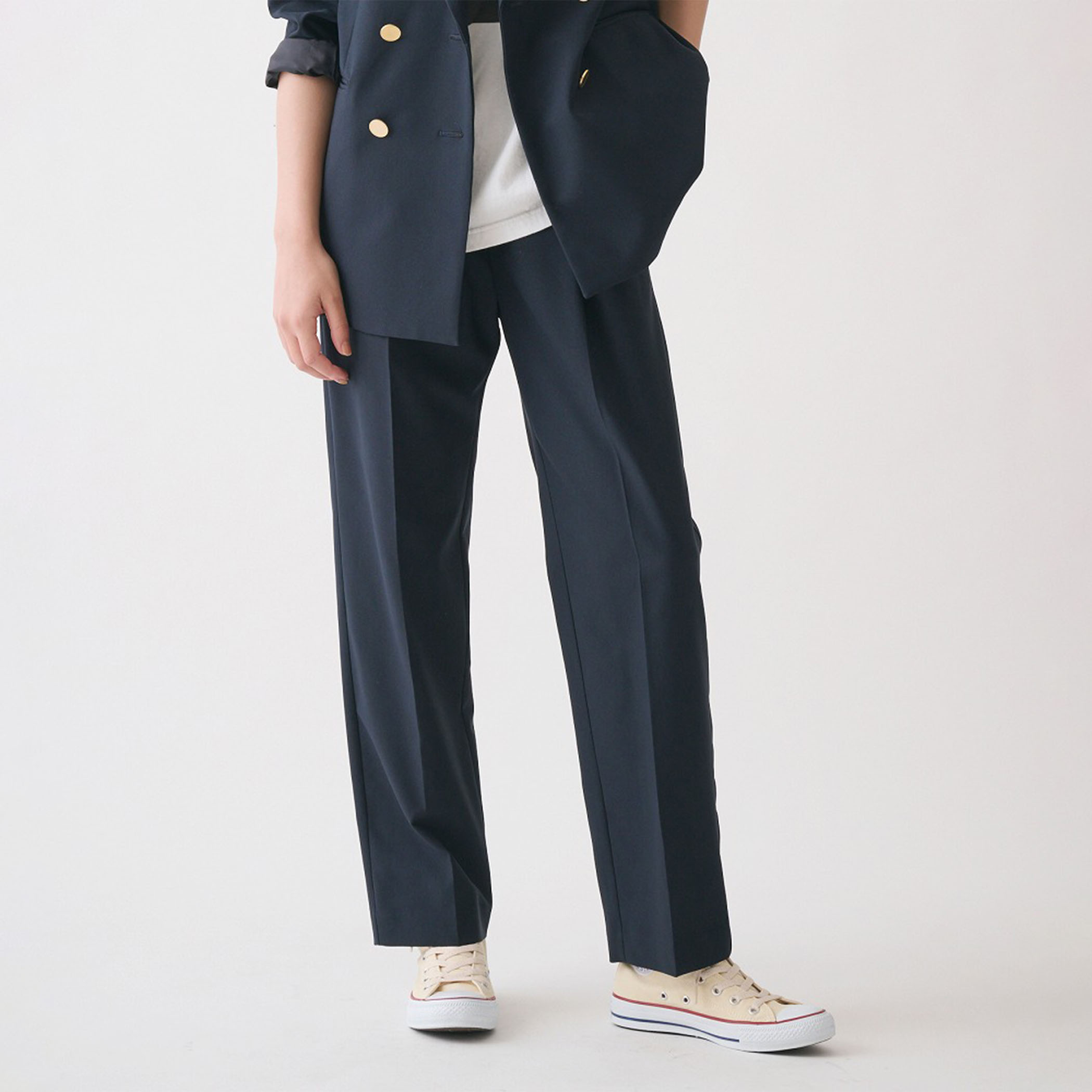 【セットアップ可】センタープレスパンツ