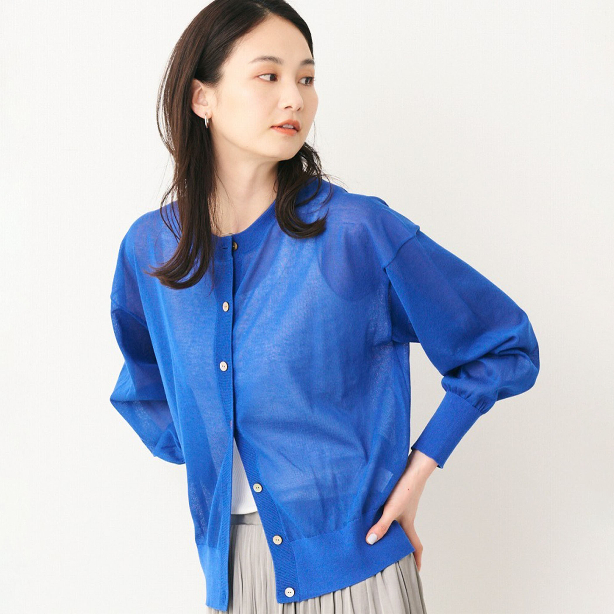 シアーカーディガン