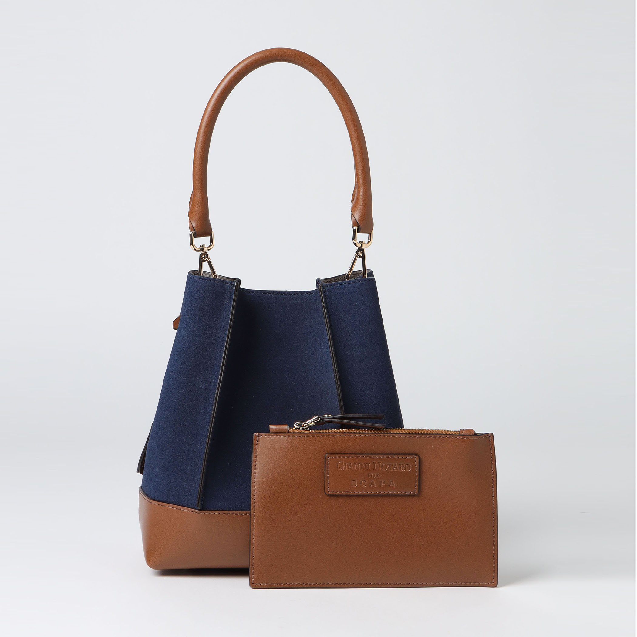 スエードコンビバック