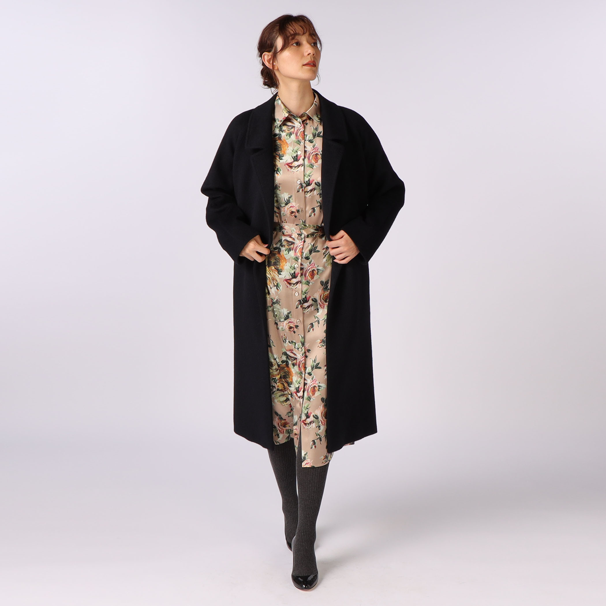 アンゴラシャギーロングコート