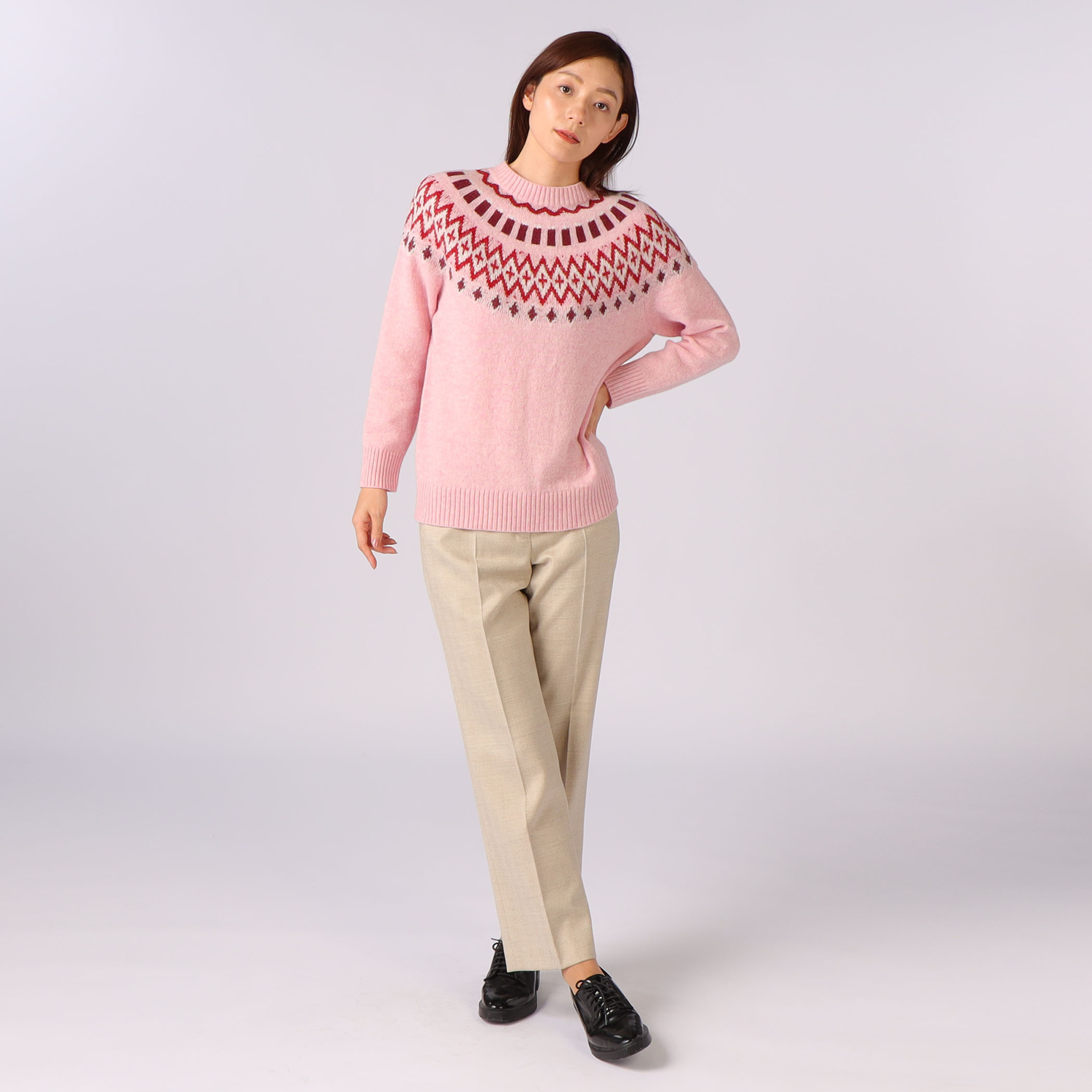 スワンフェアアイルニット