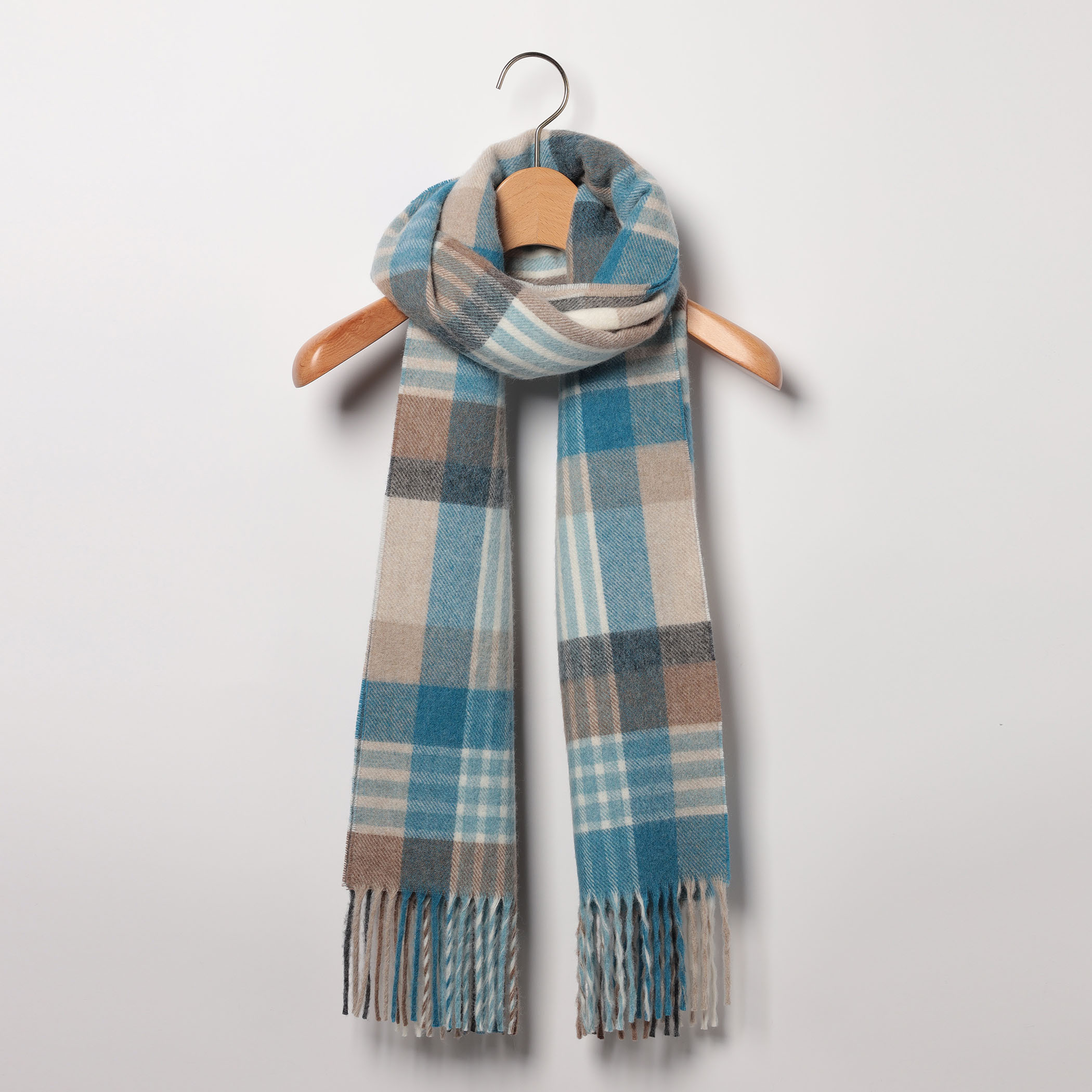 ムーンチェックマフラー