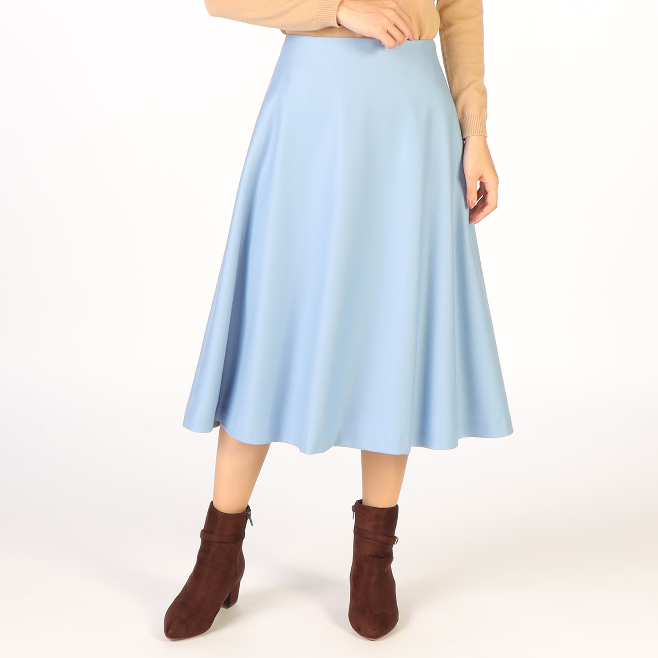 ストレッチフラノスカート