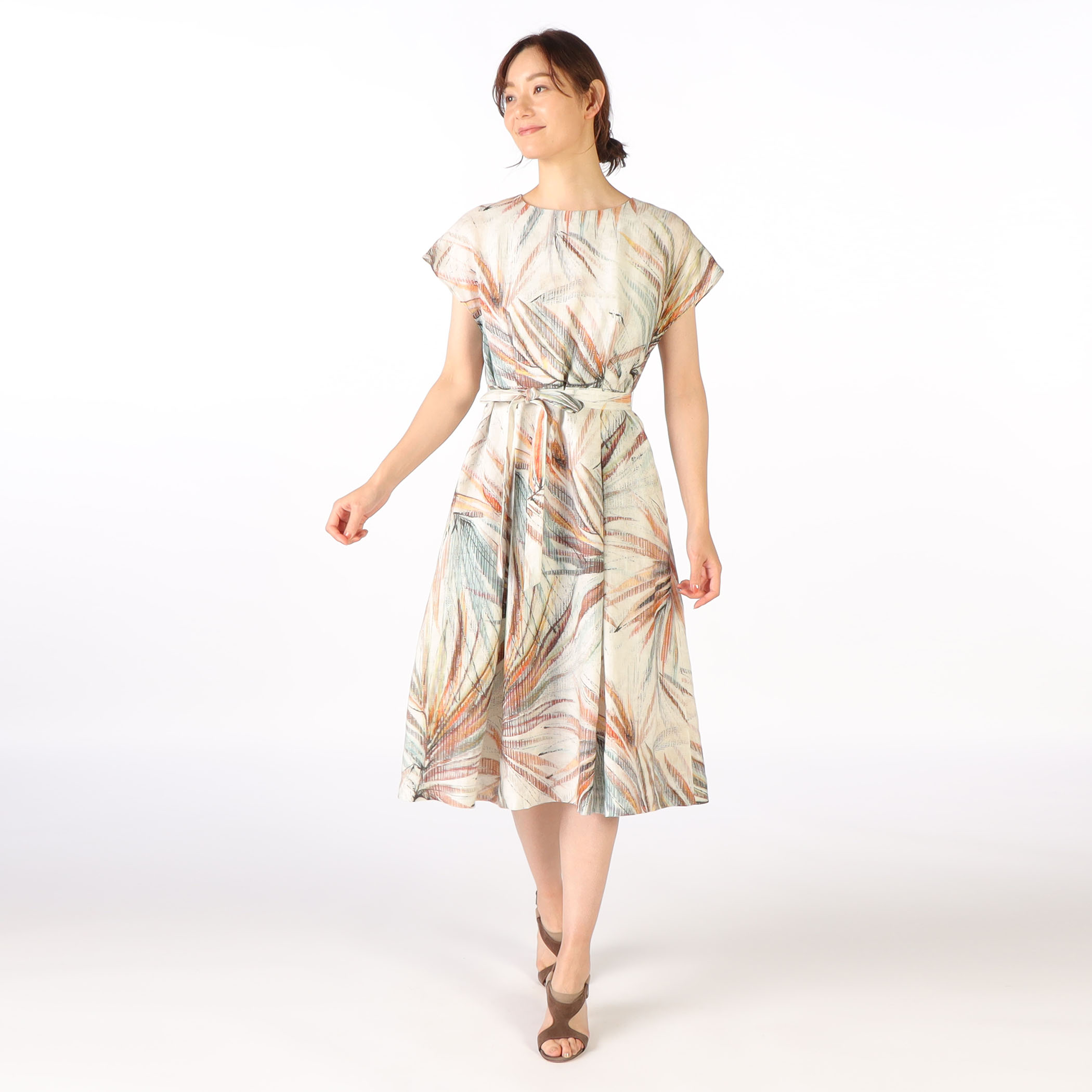 ビンダアートリーフワンピース