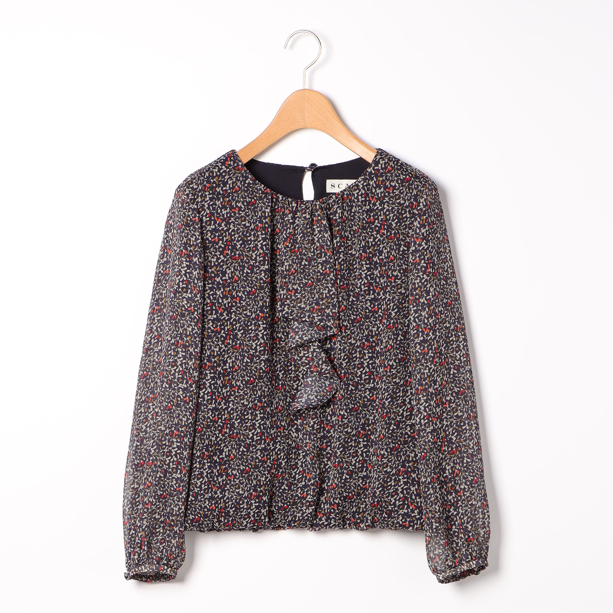 スモールフラワープリントブラウス