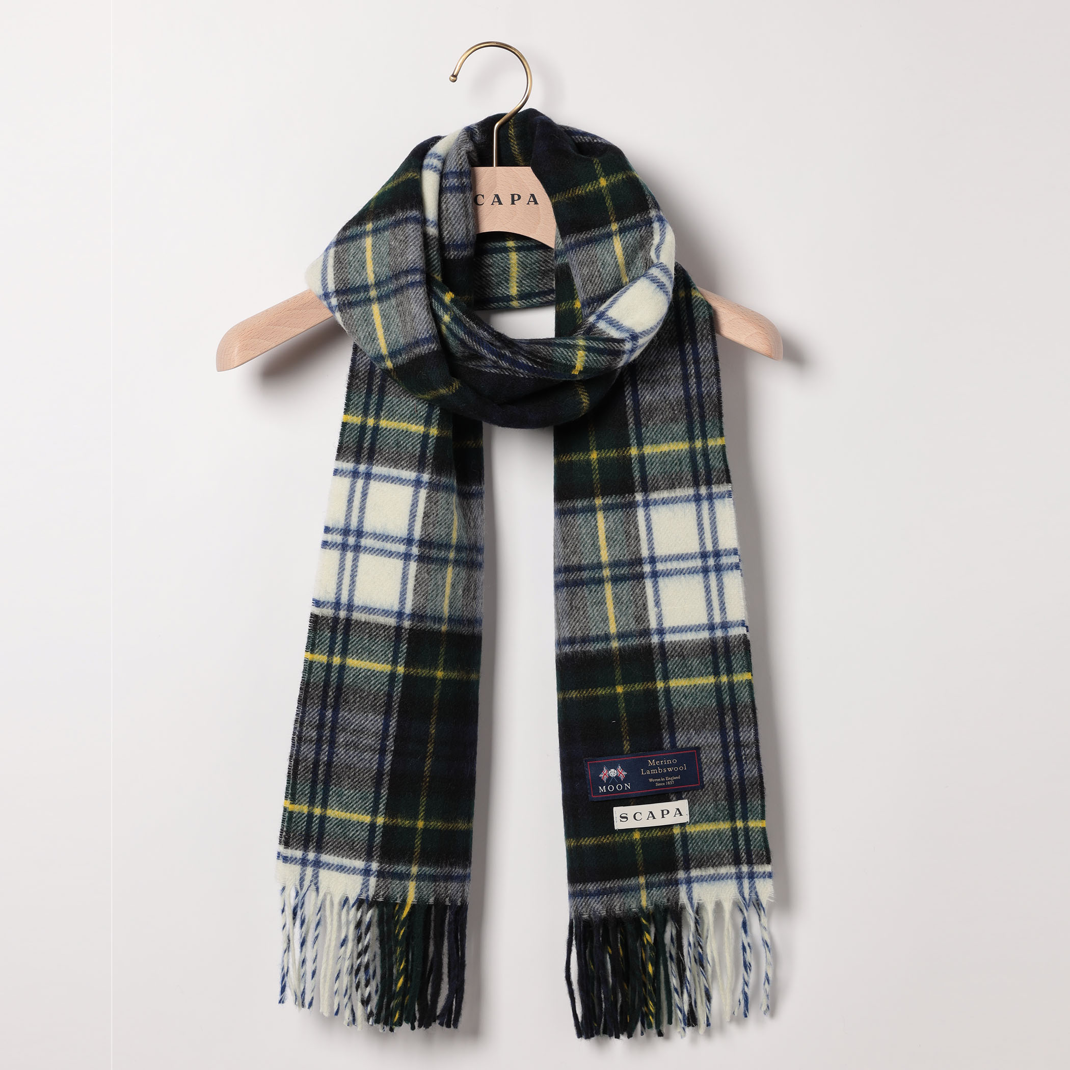 ムーンチェックマフラー