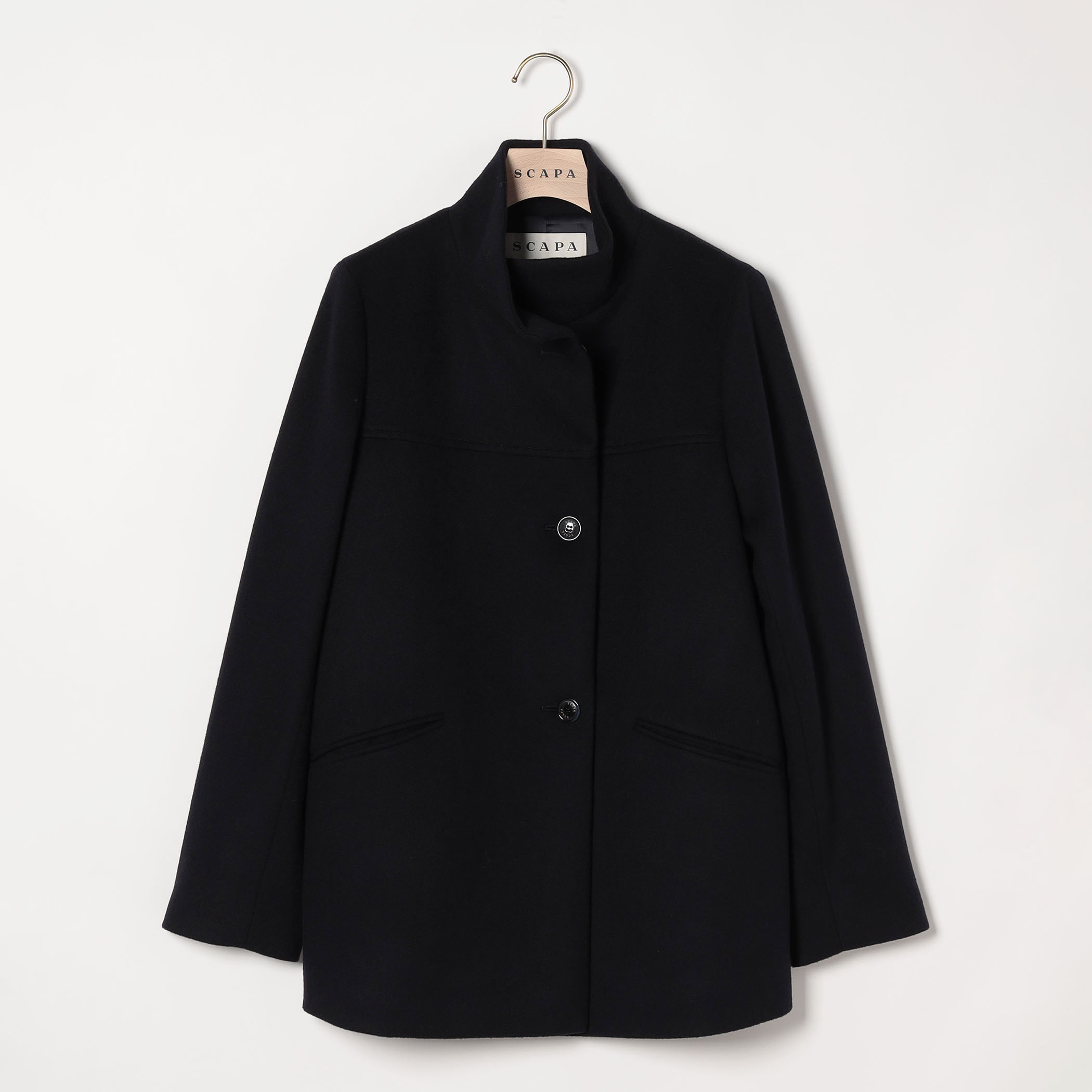 ウールビーバーコート