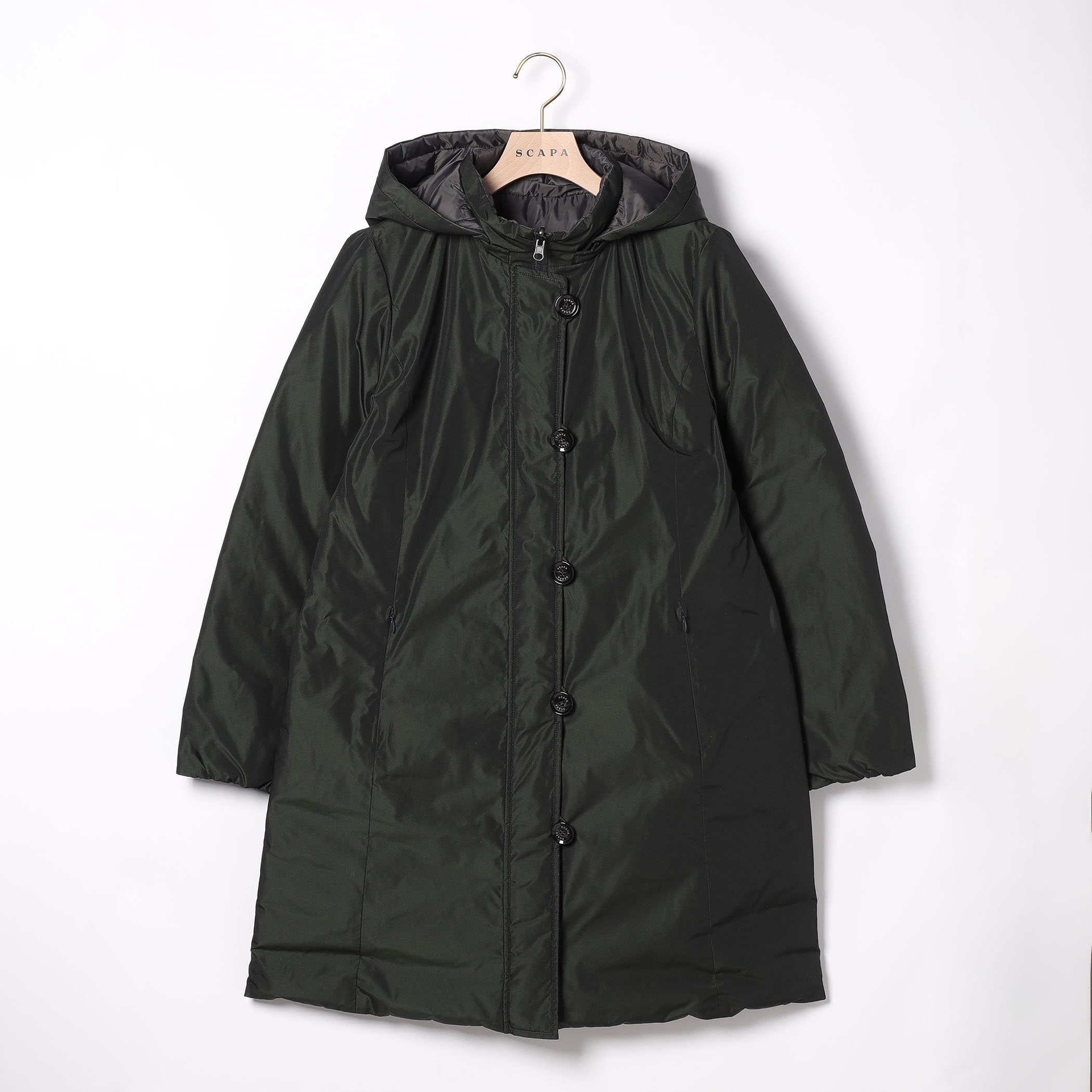 ヘルミンダウンリバーシブルコート