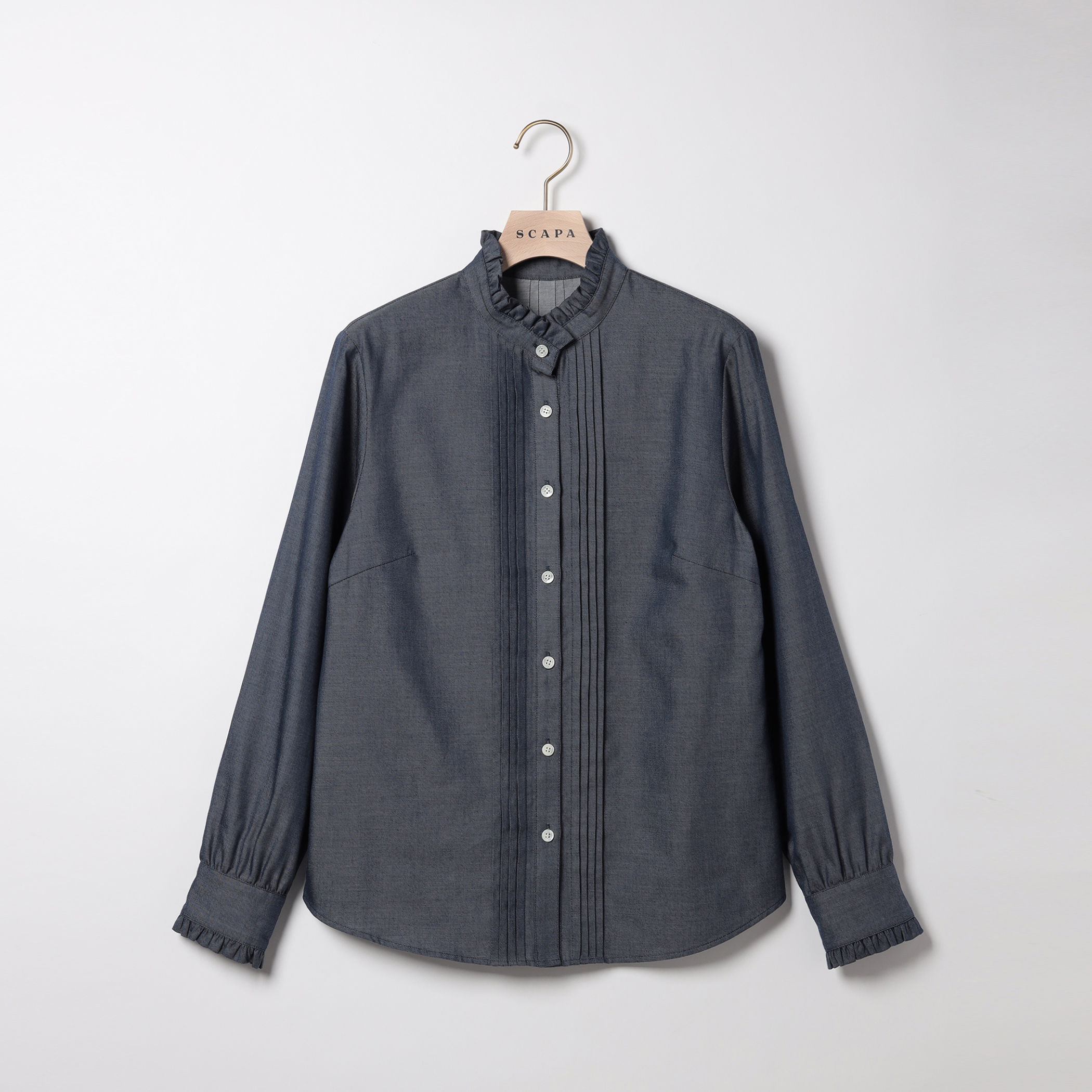 コットンツイルブラウス