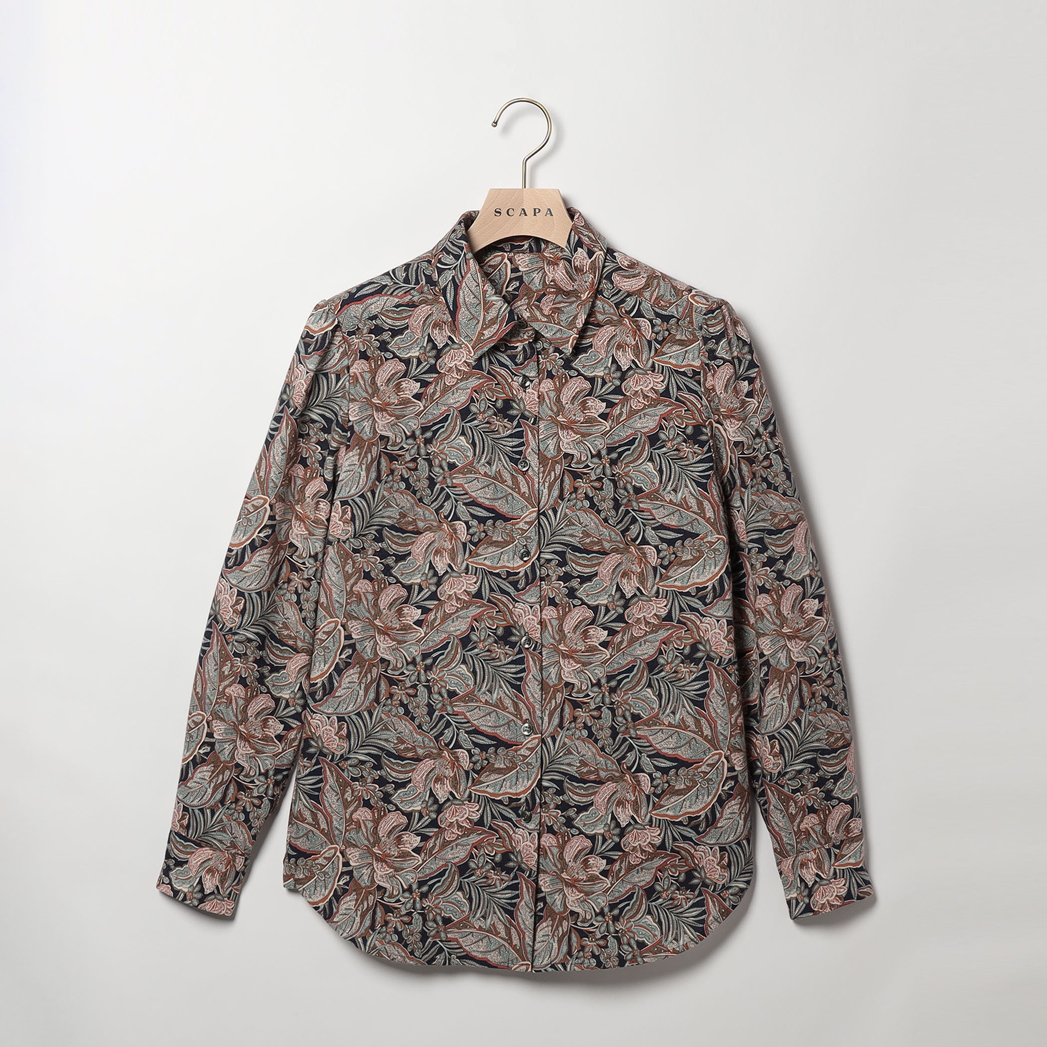 リバティペーズリーシャツブラウス