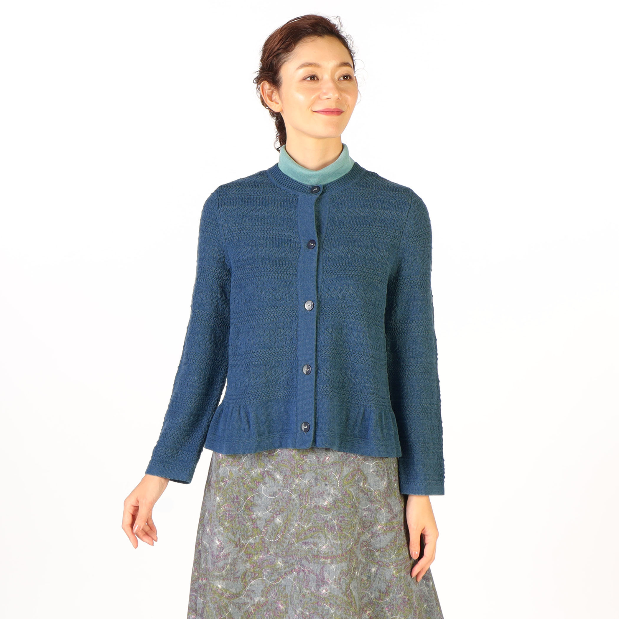 ミュールニットカーディガン