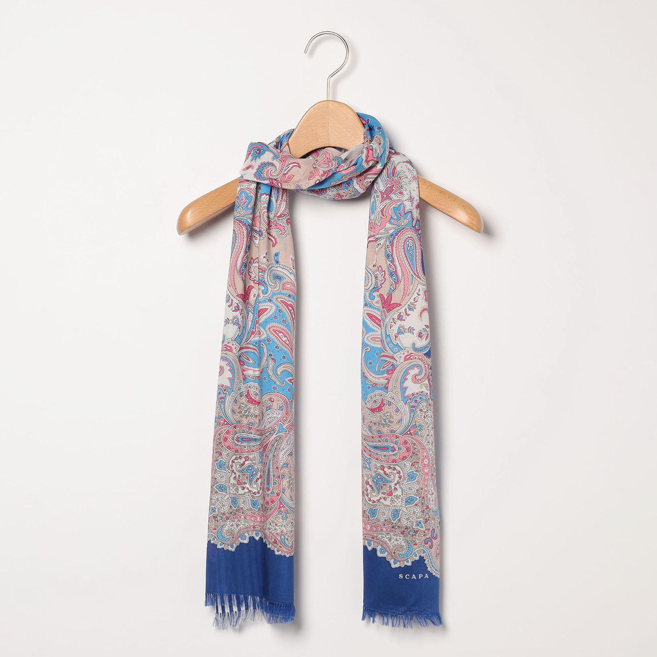 ストライプサラサストール