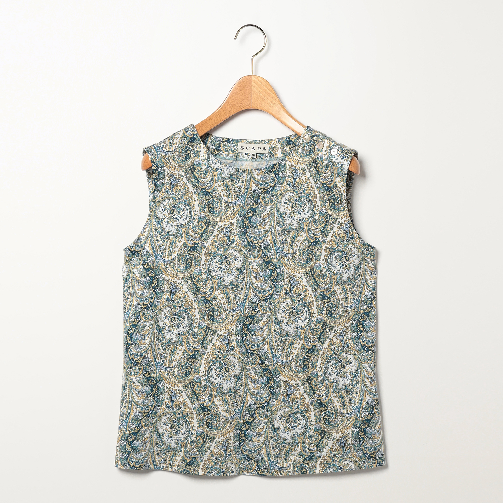 ペーズリージャージノースリーブカットソー