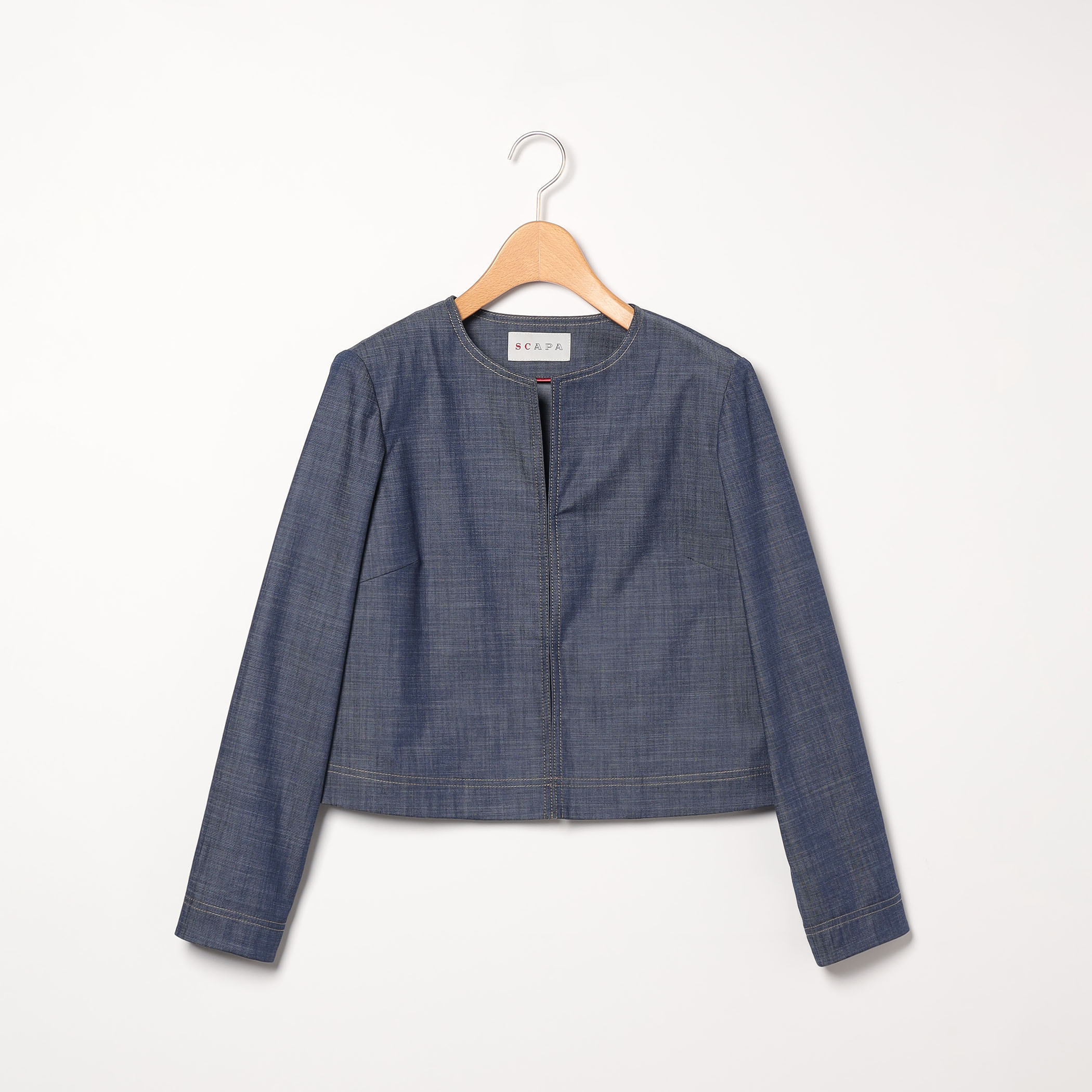 スラブシャンブレージャケット