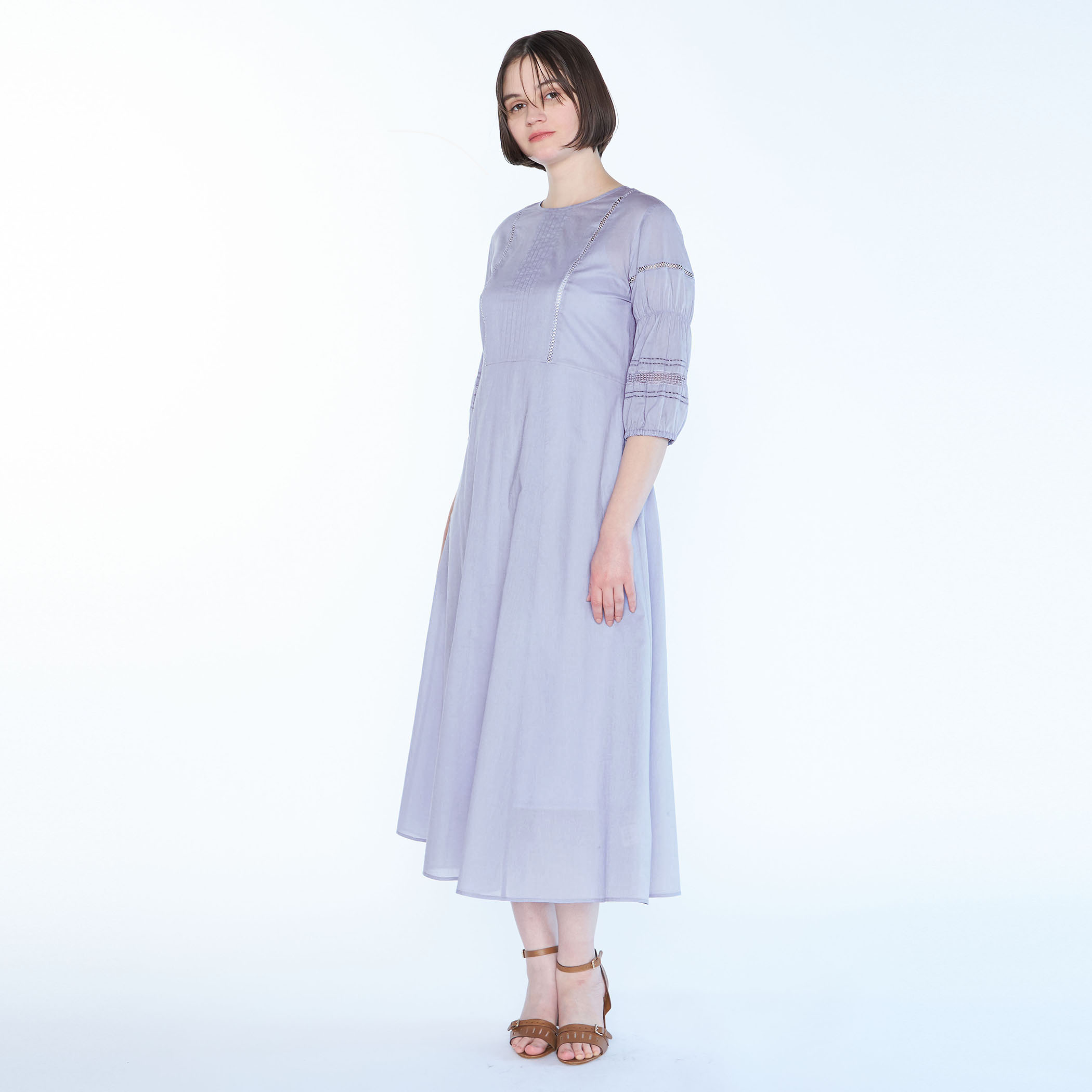 コットンローンワンピース