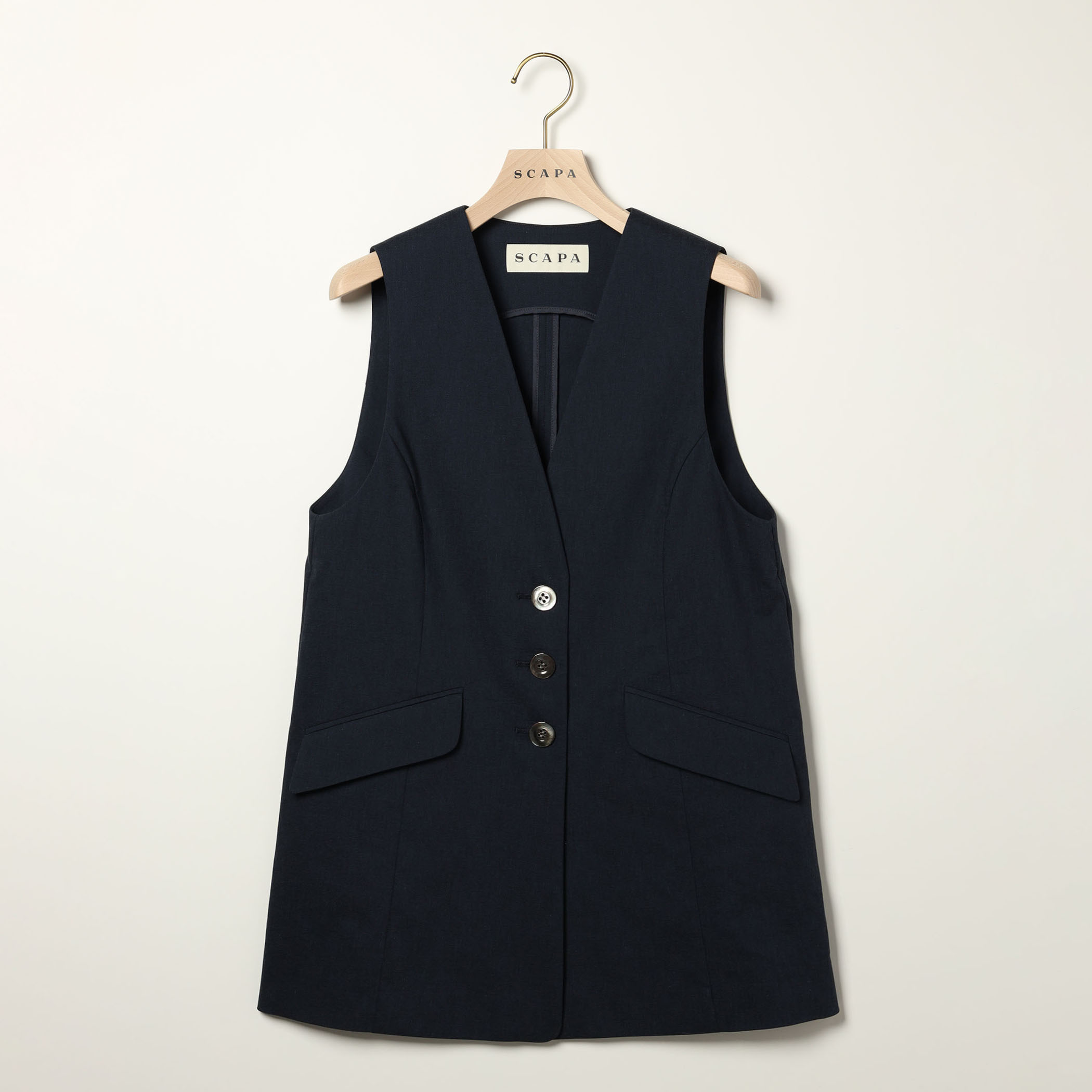 ストレッチコットンベスト