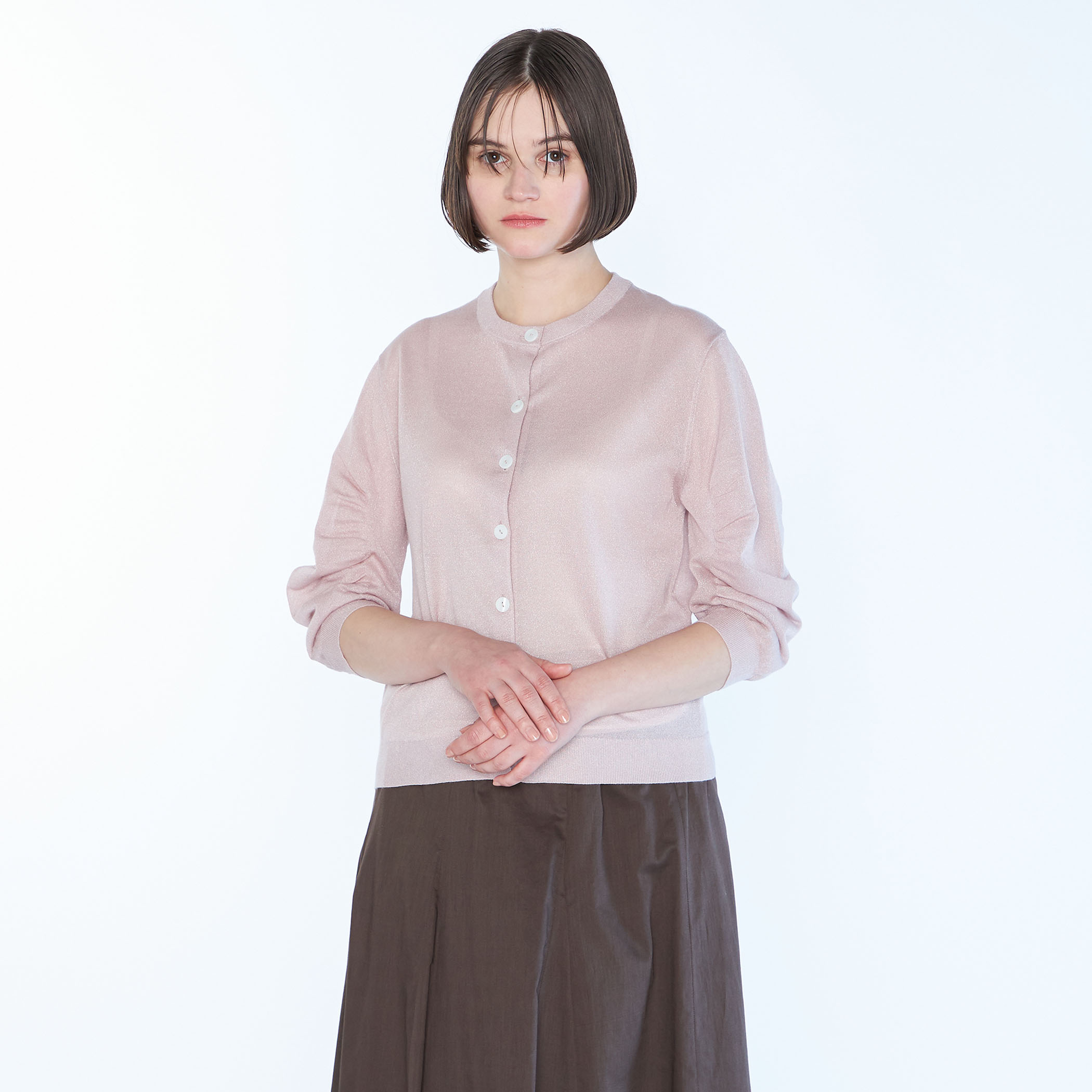 アジルニットカーディガン