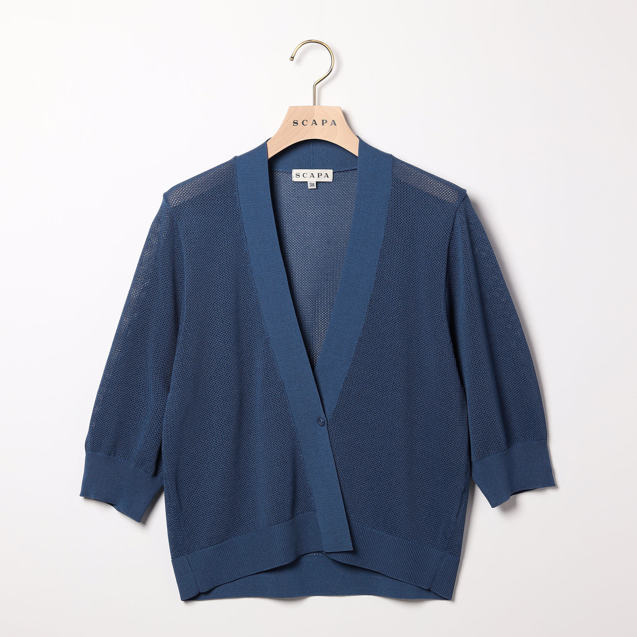 フレニット半袖カーディガン