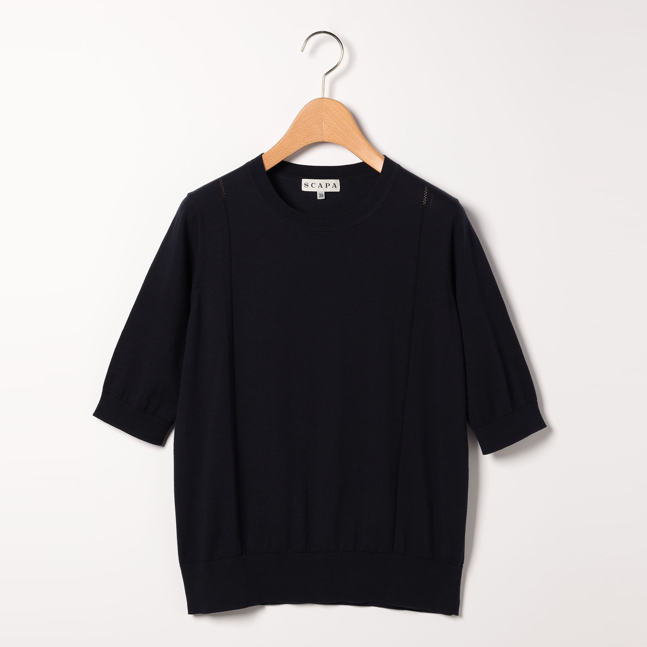 ハイゲージヴェラ半袖ニット