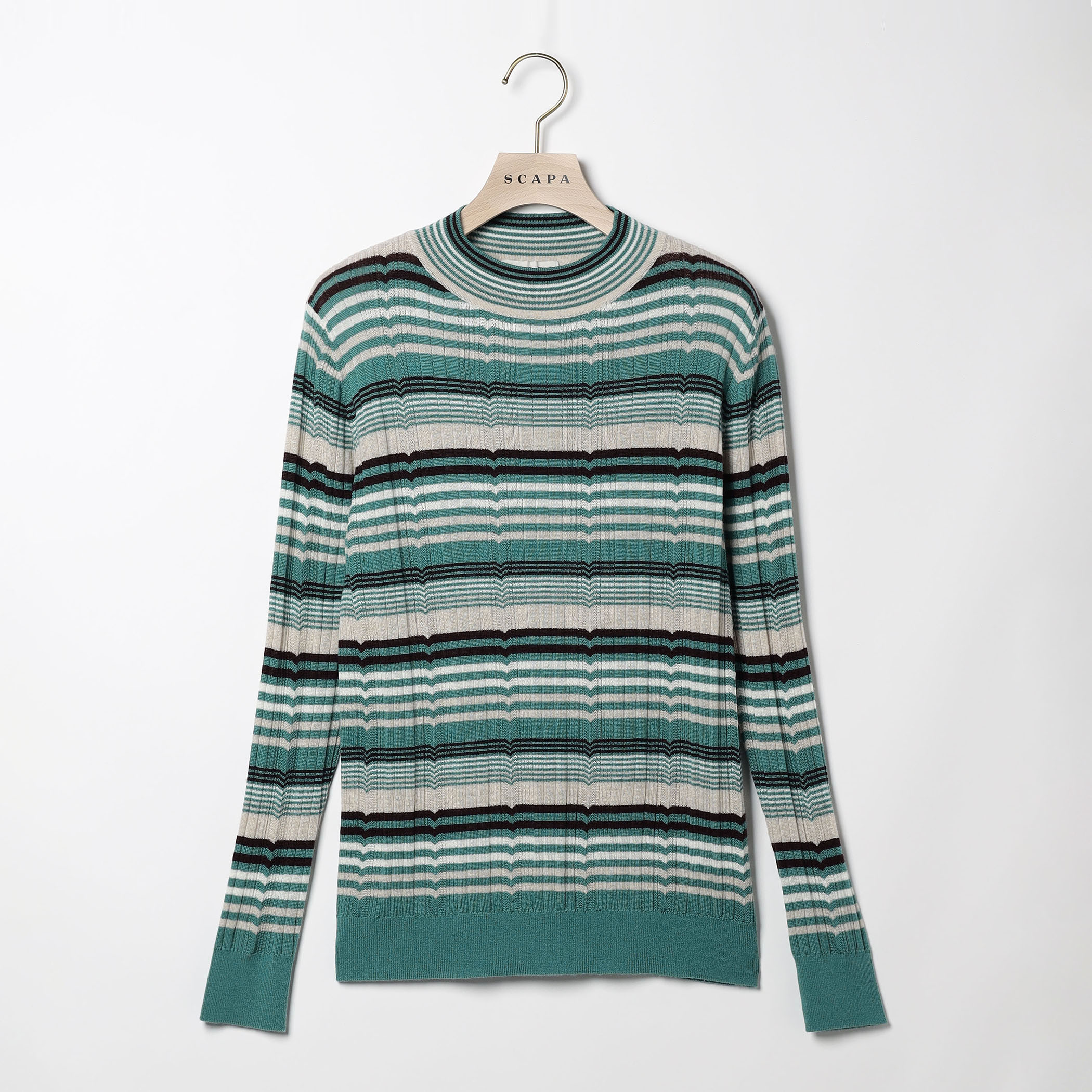 カシウールボーダーニット