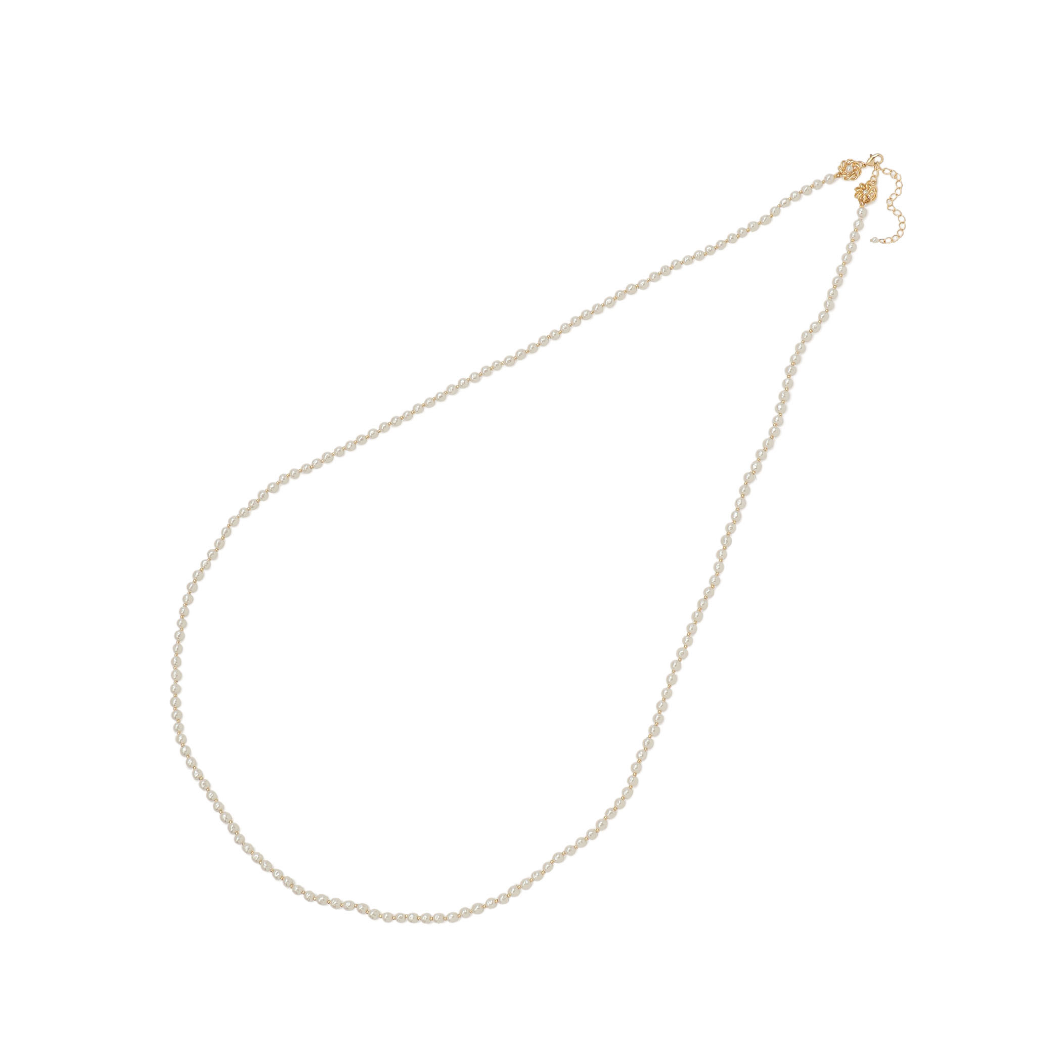 ロングパールネックレス