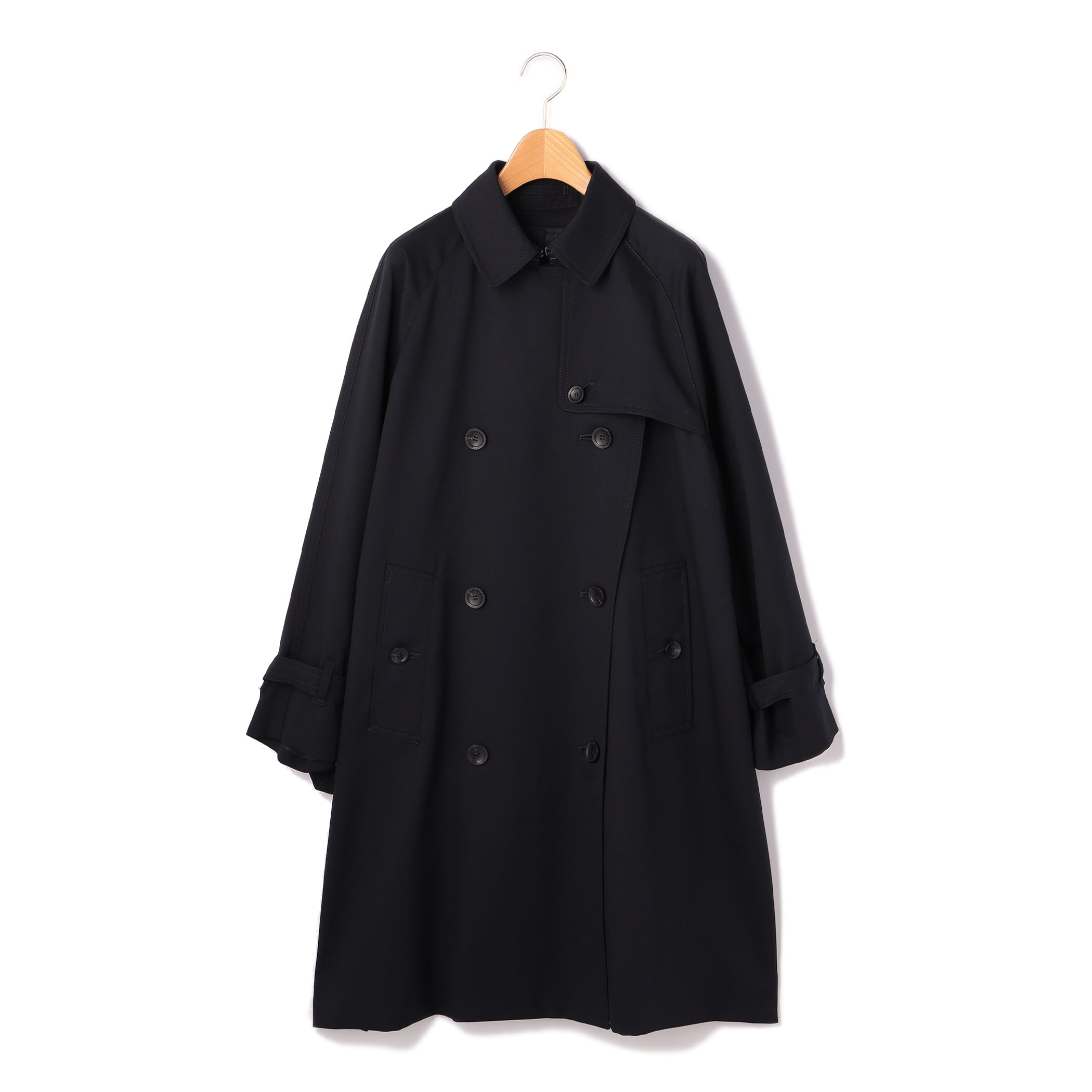 ウーステッドギャバ トレンチコート