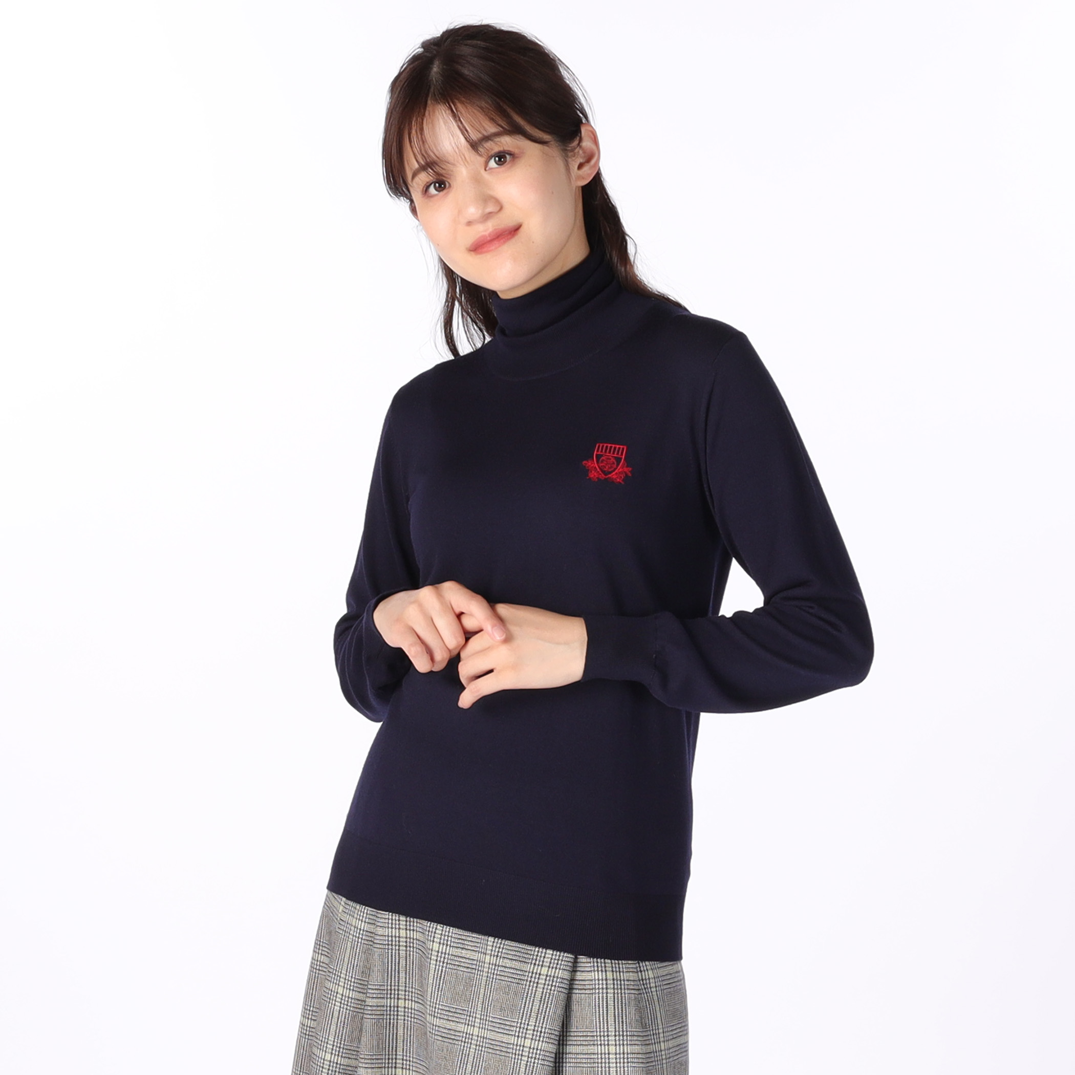 エコラックス タートルネックニット