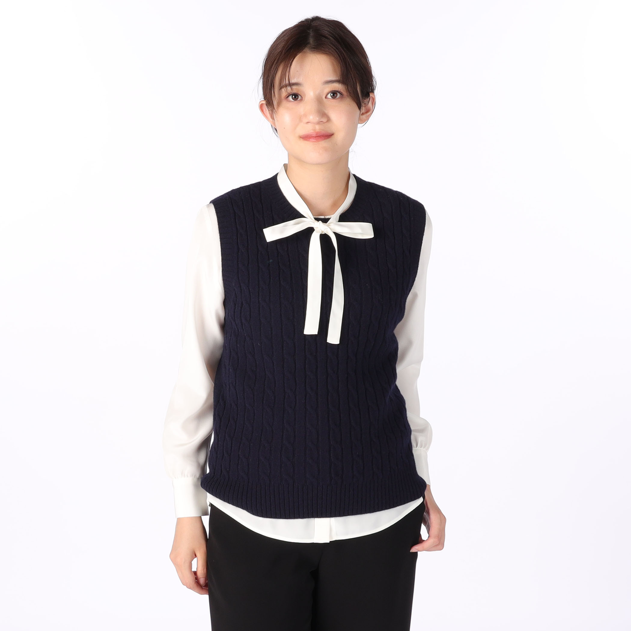 COZYニットベスト