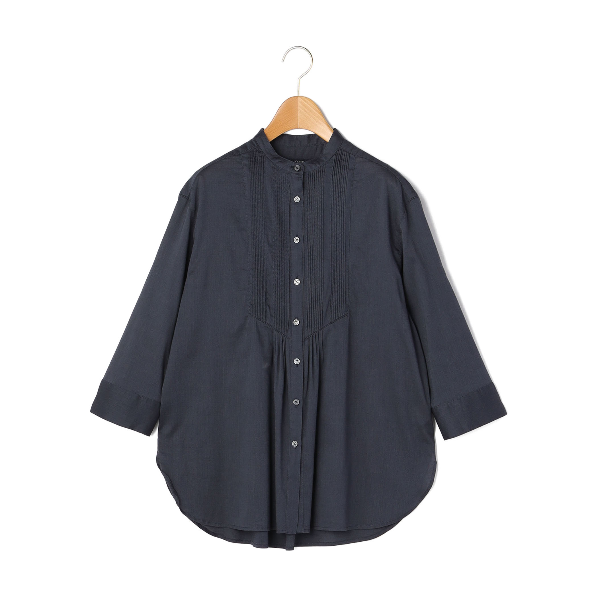 アムンゼン スタンドカラーシャツブラウス