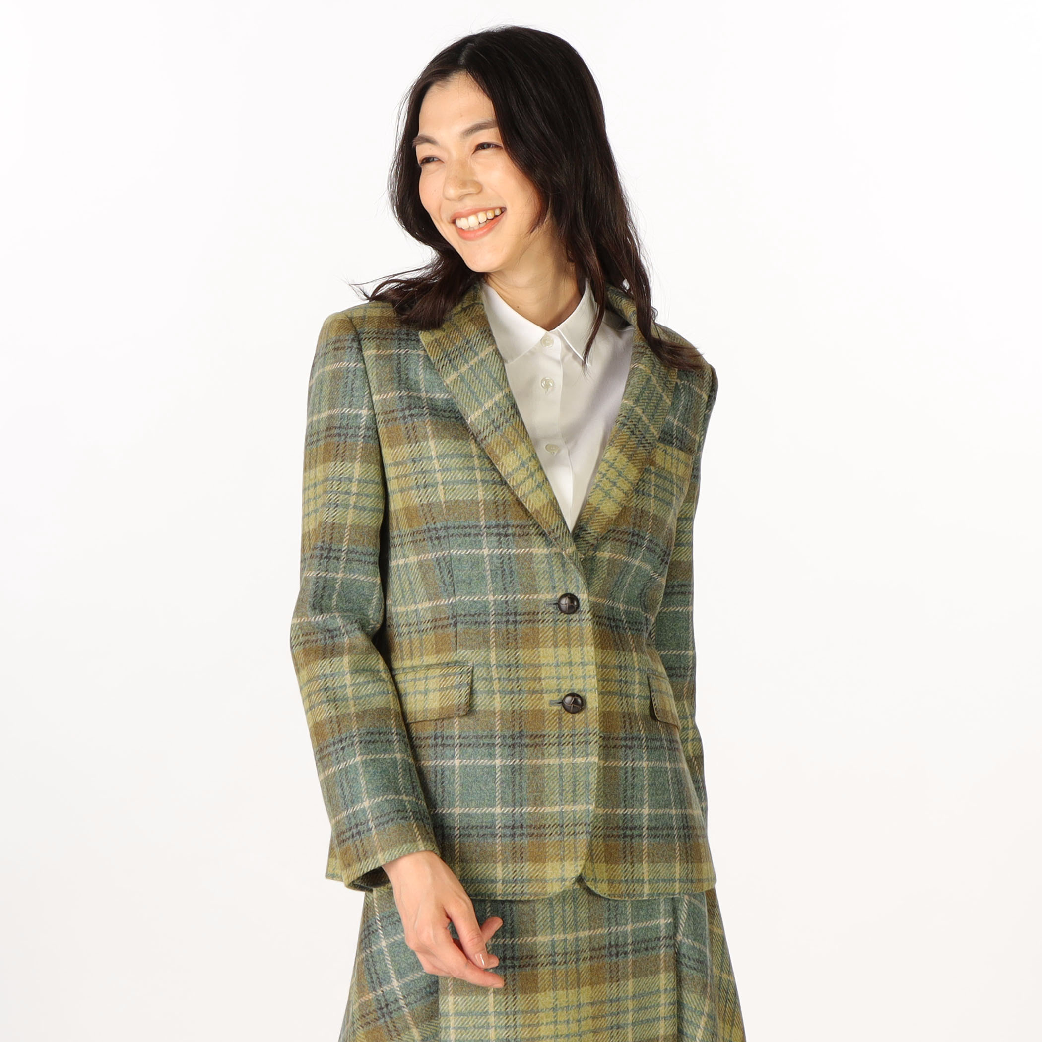 ブリティッシュプラッドジャケット