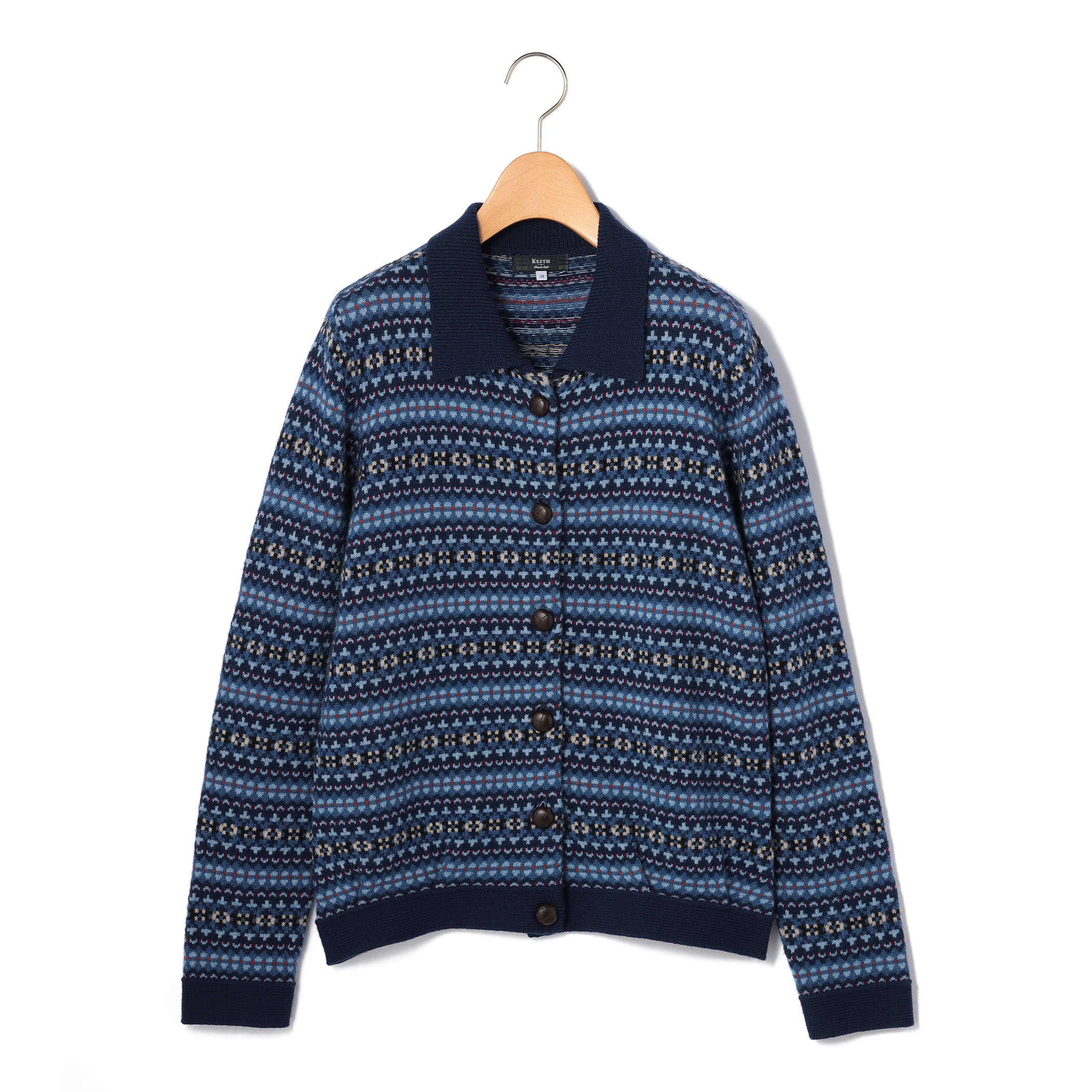 フェアアイルニットカーディガン