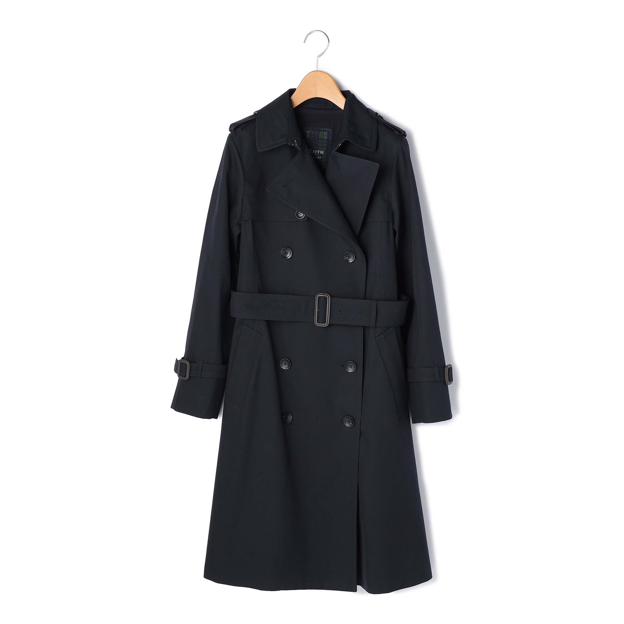 コンパクトギャバトレンチコート