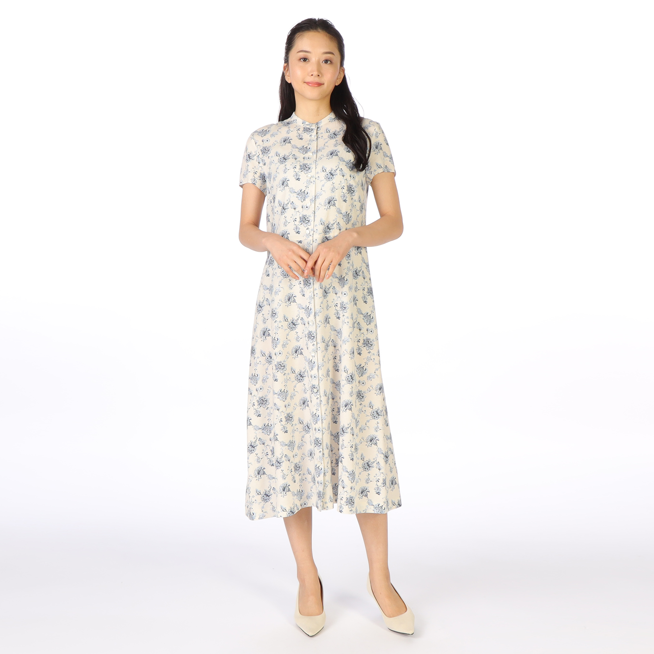 Chintz patternワンピース