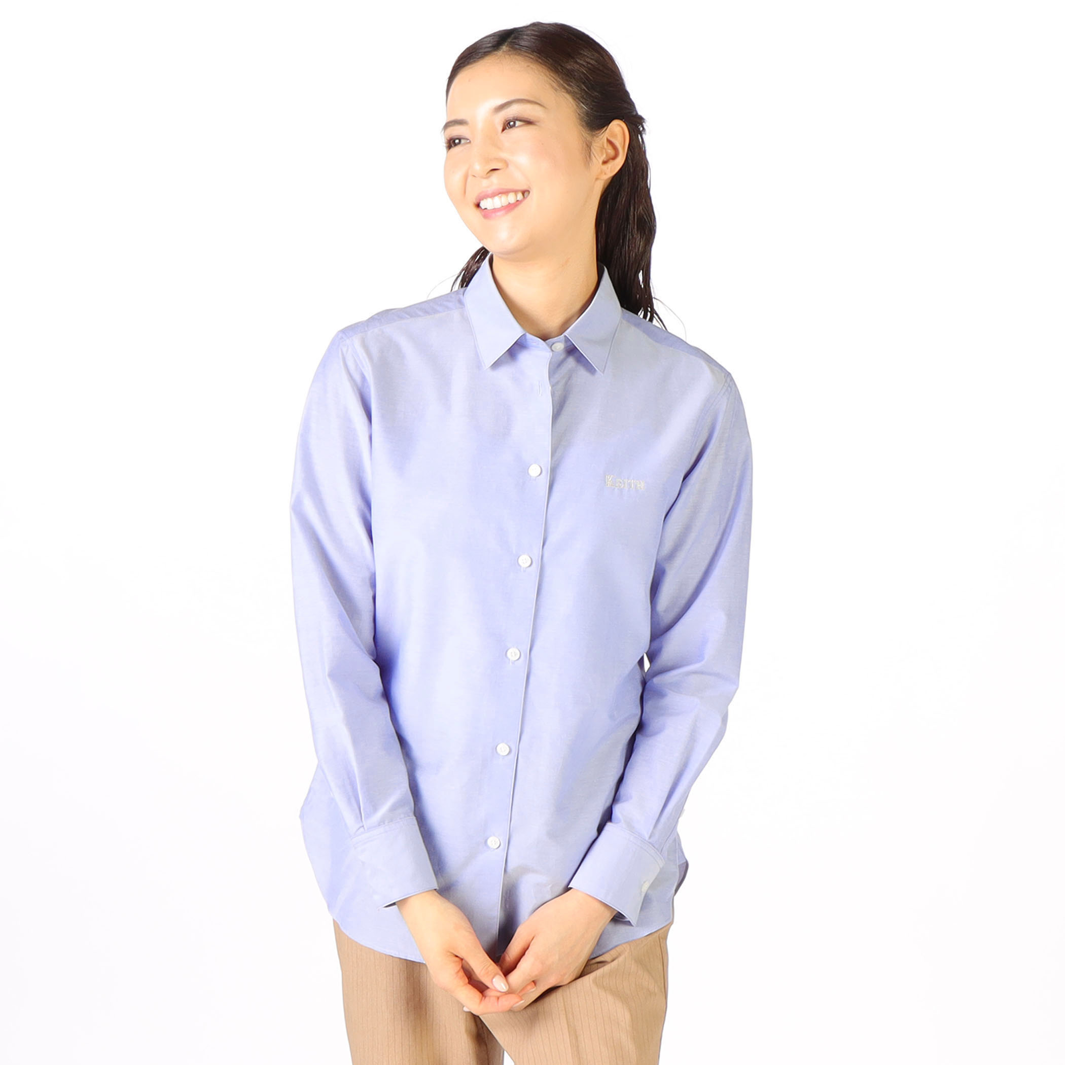 コットンシルクブロードブラウス