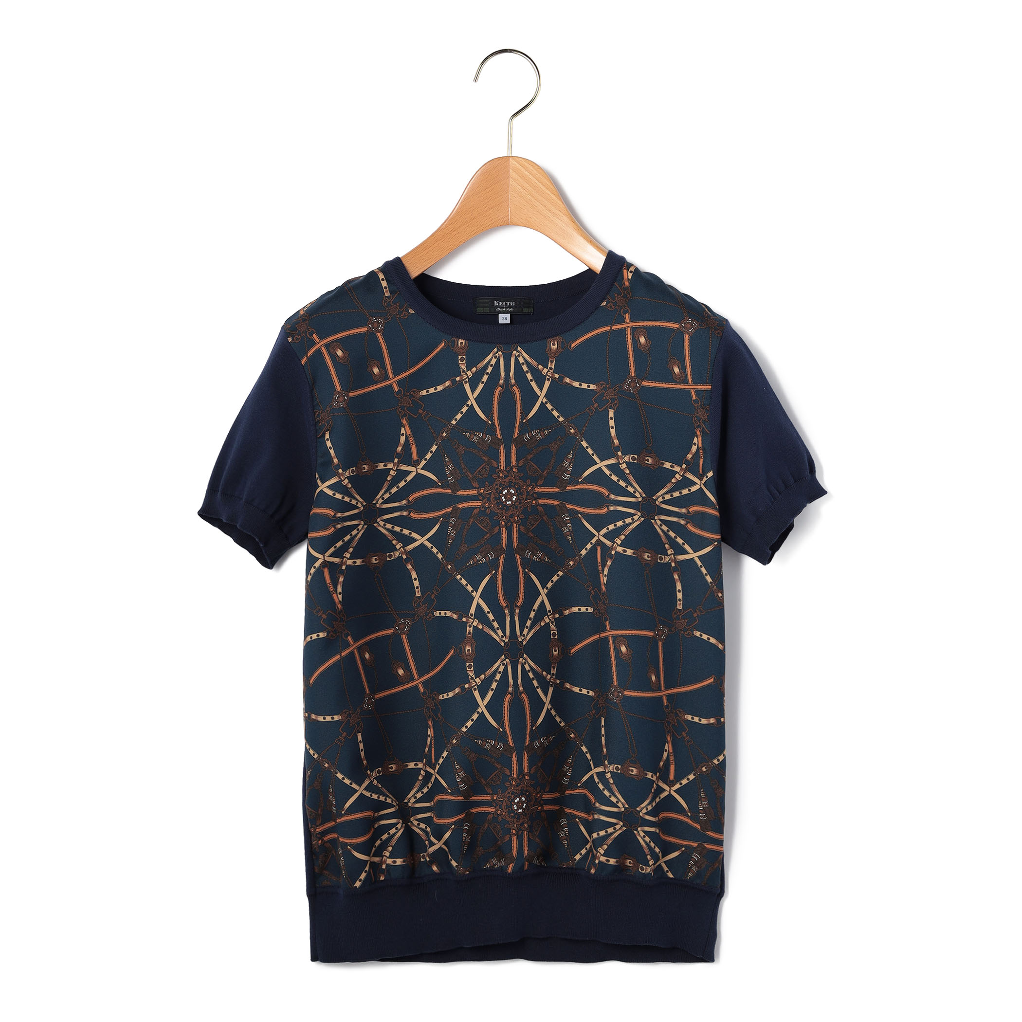 ハーネス半袖ニット