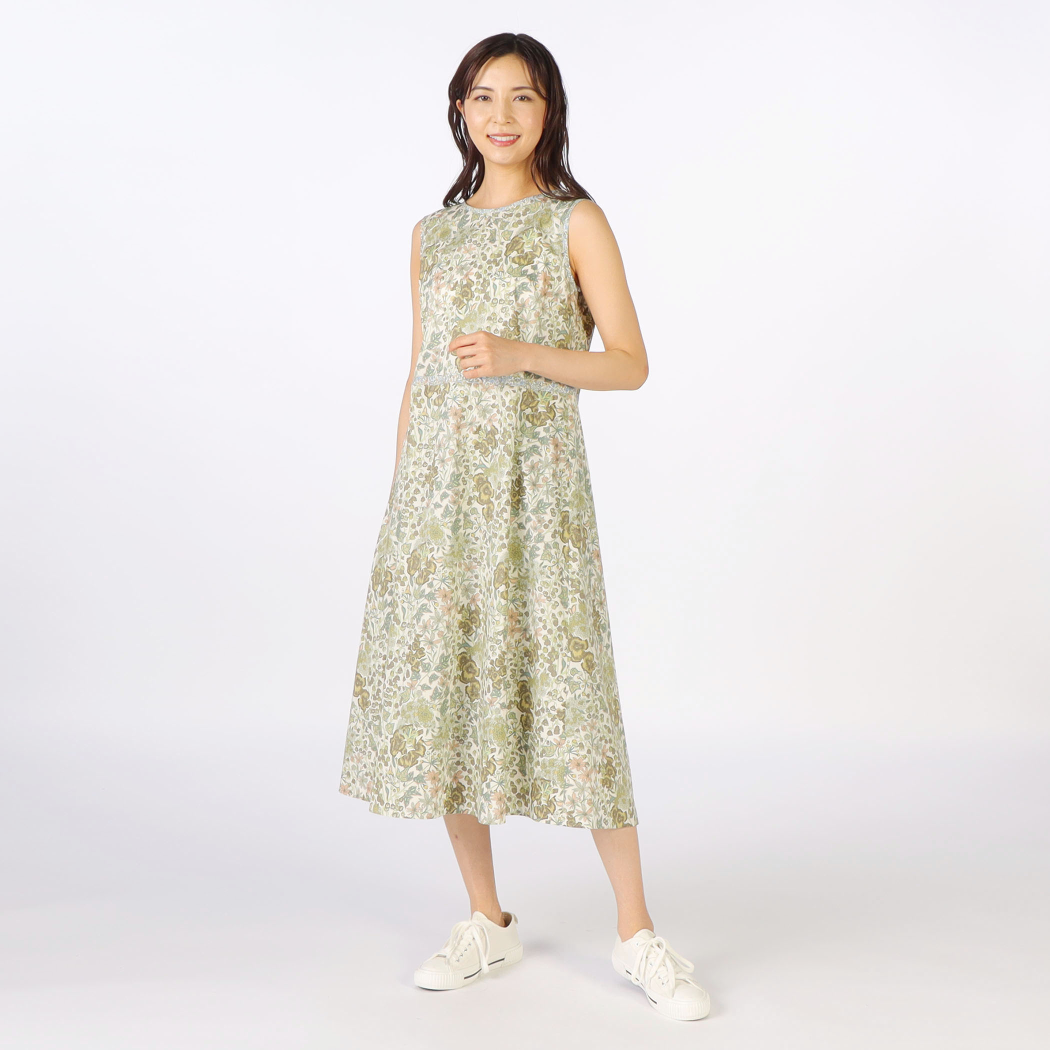 リバティプリントメドウワンピース