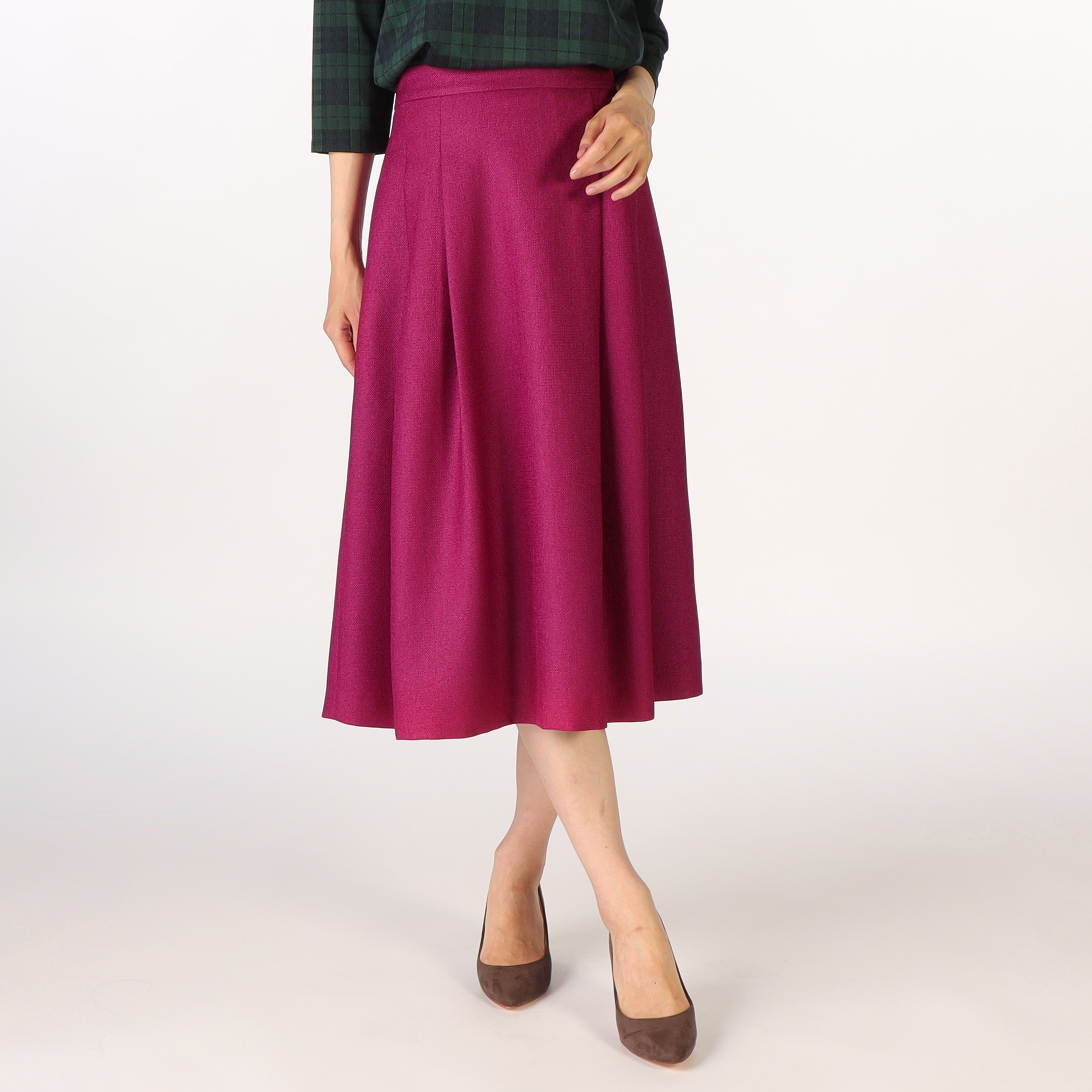 バスケットウィーブスカート