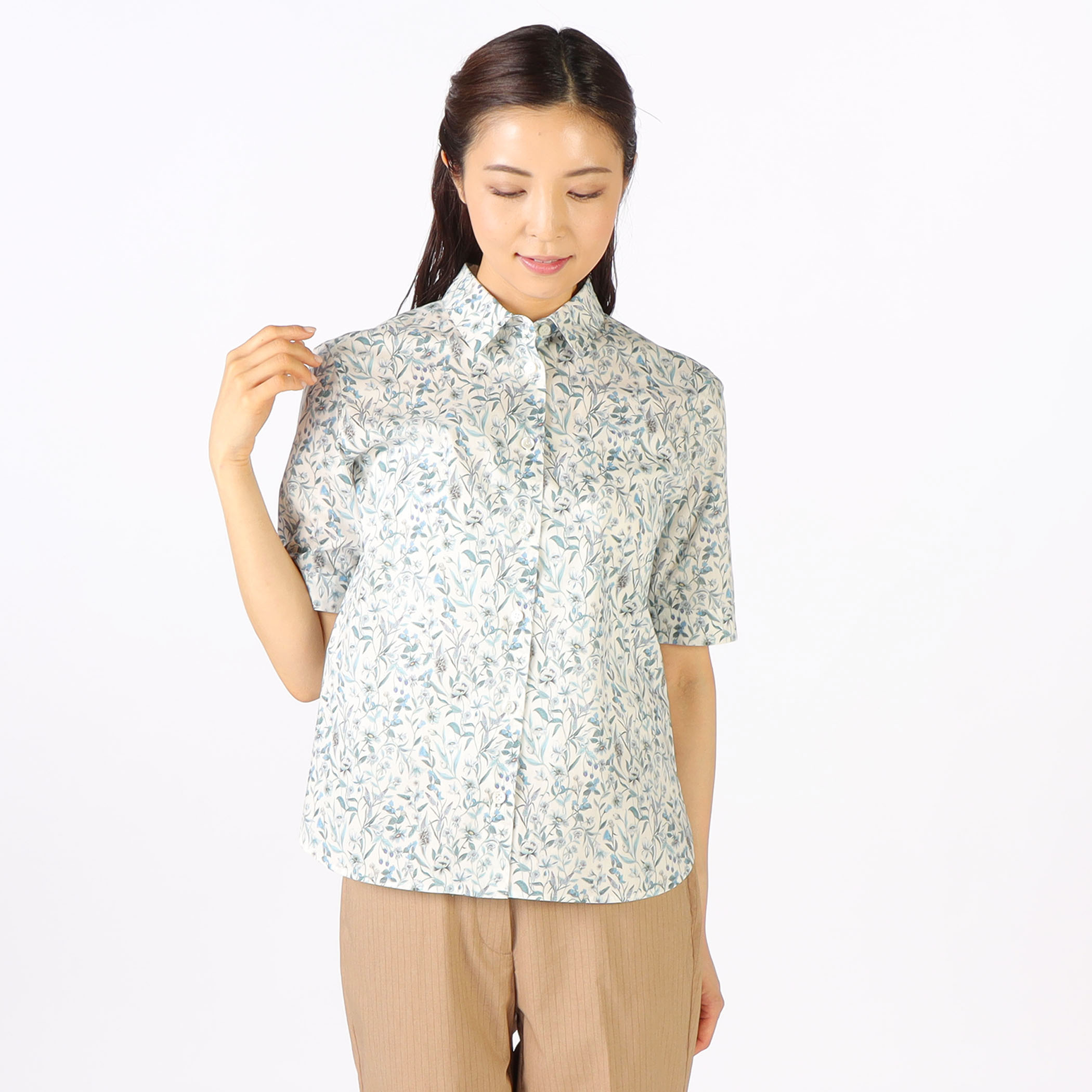 ガーデンフラワーブラウス