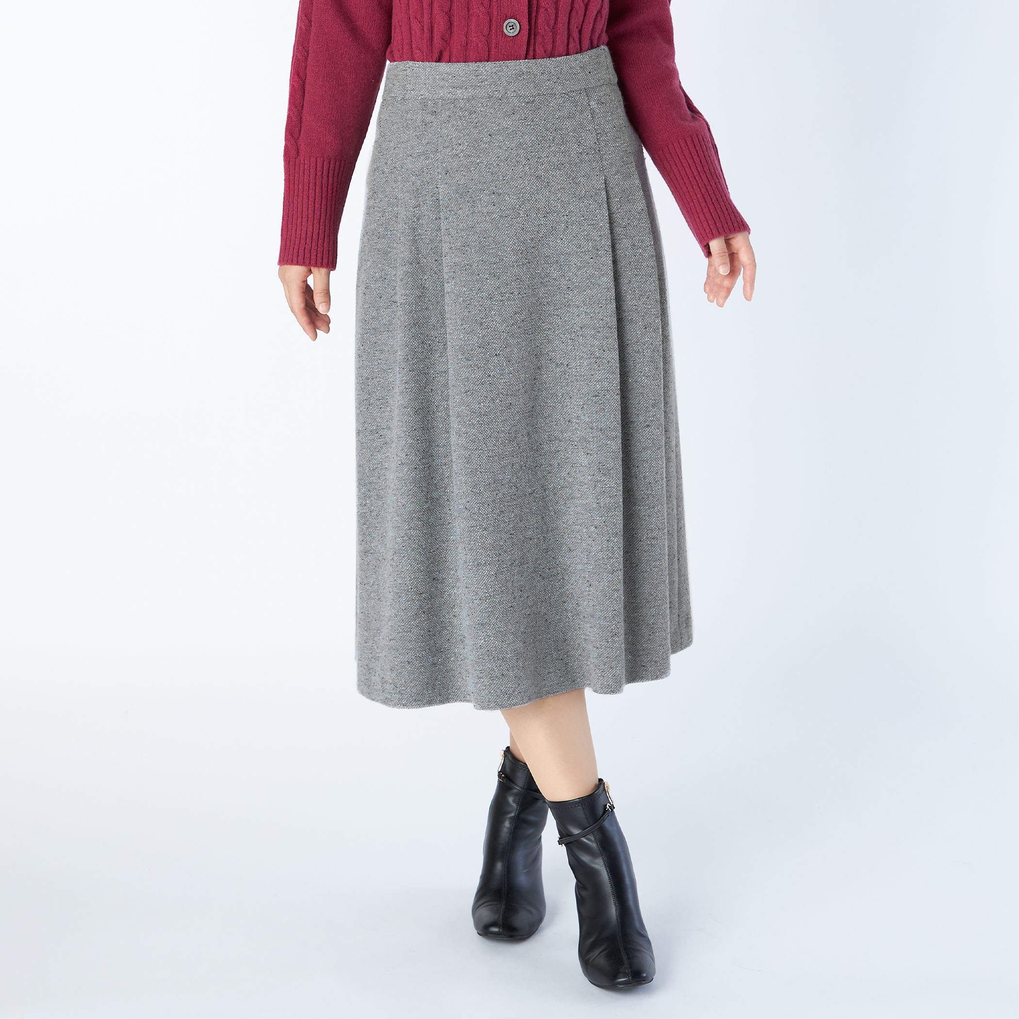 W/Silkネップスカート