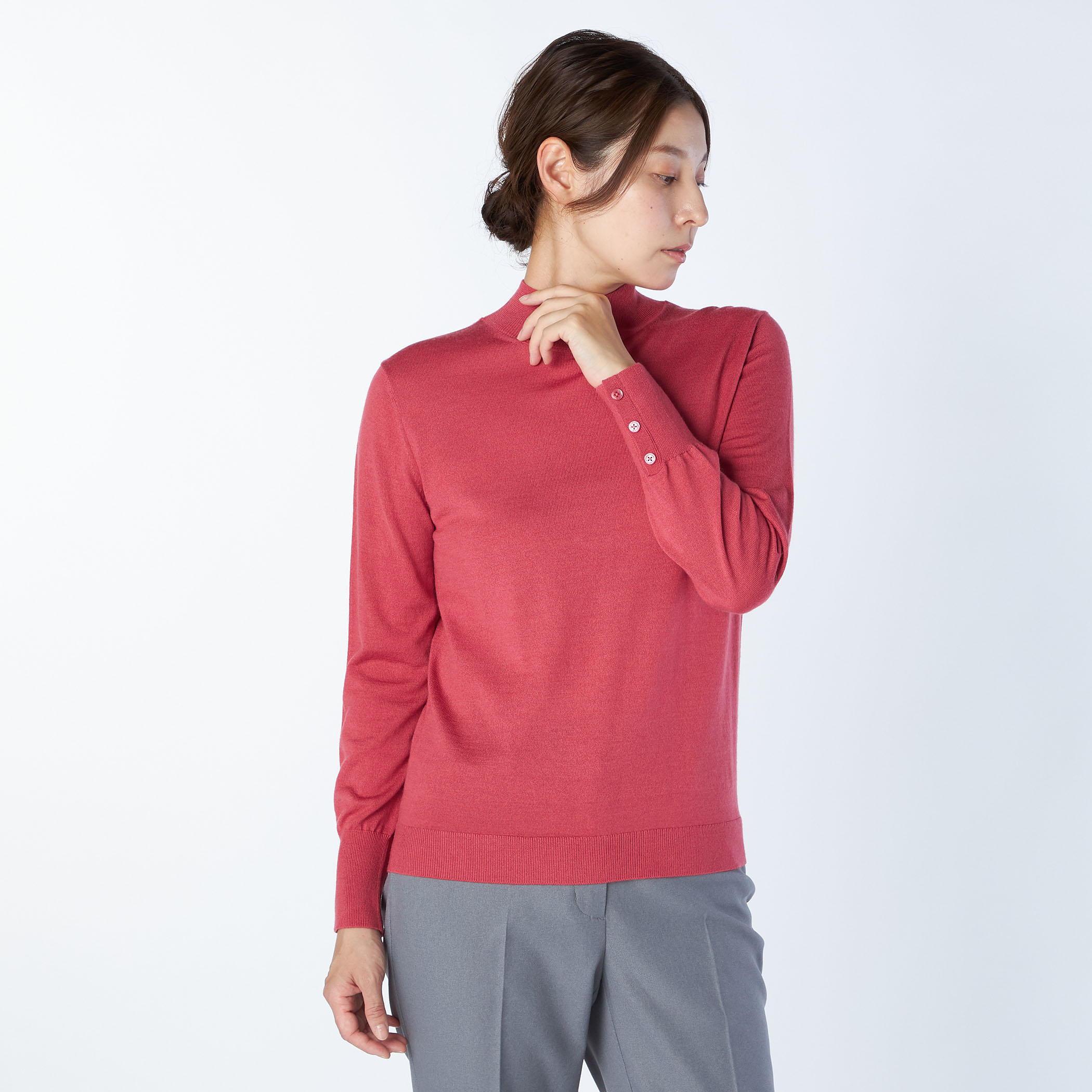 オータムハイゲージニット