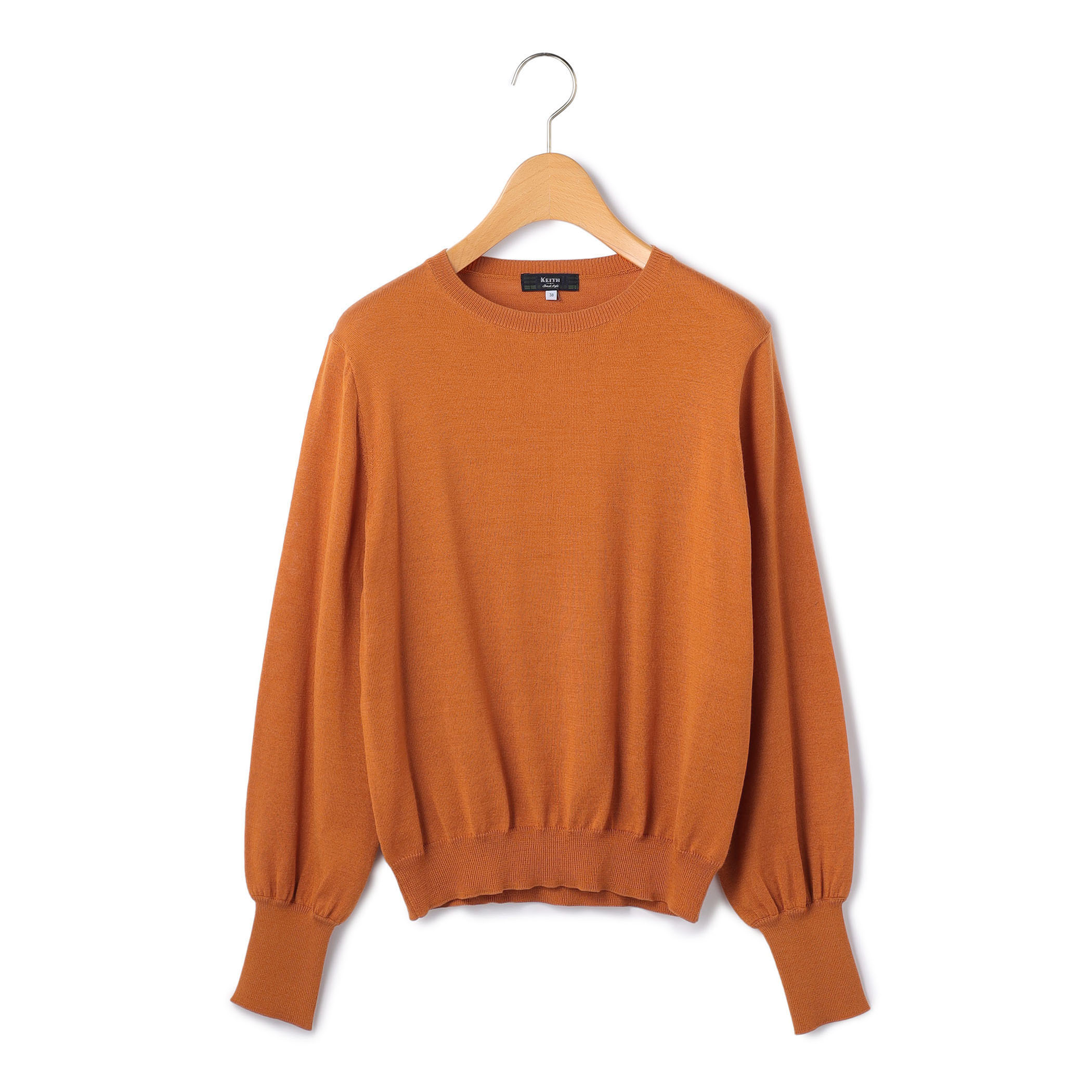 ハイゲージクルーネックニット