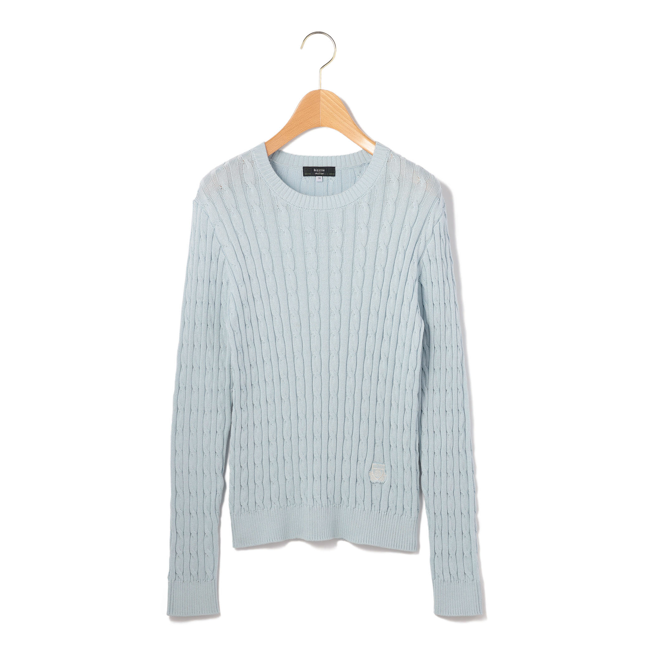 ミドルゲージコットンニット