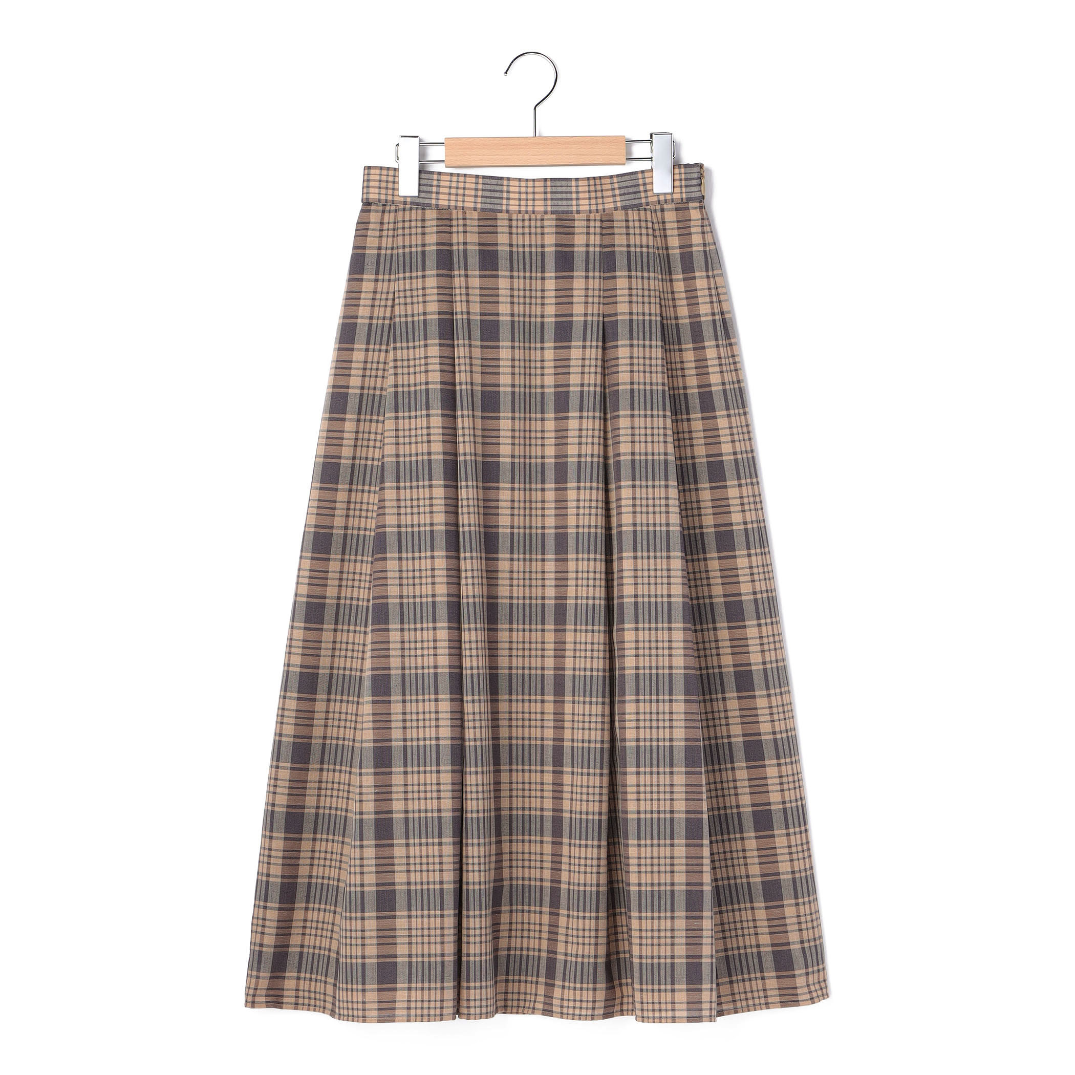 T/Rチェックスカート