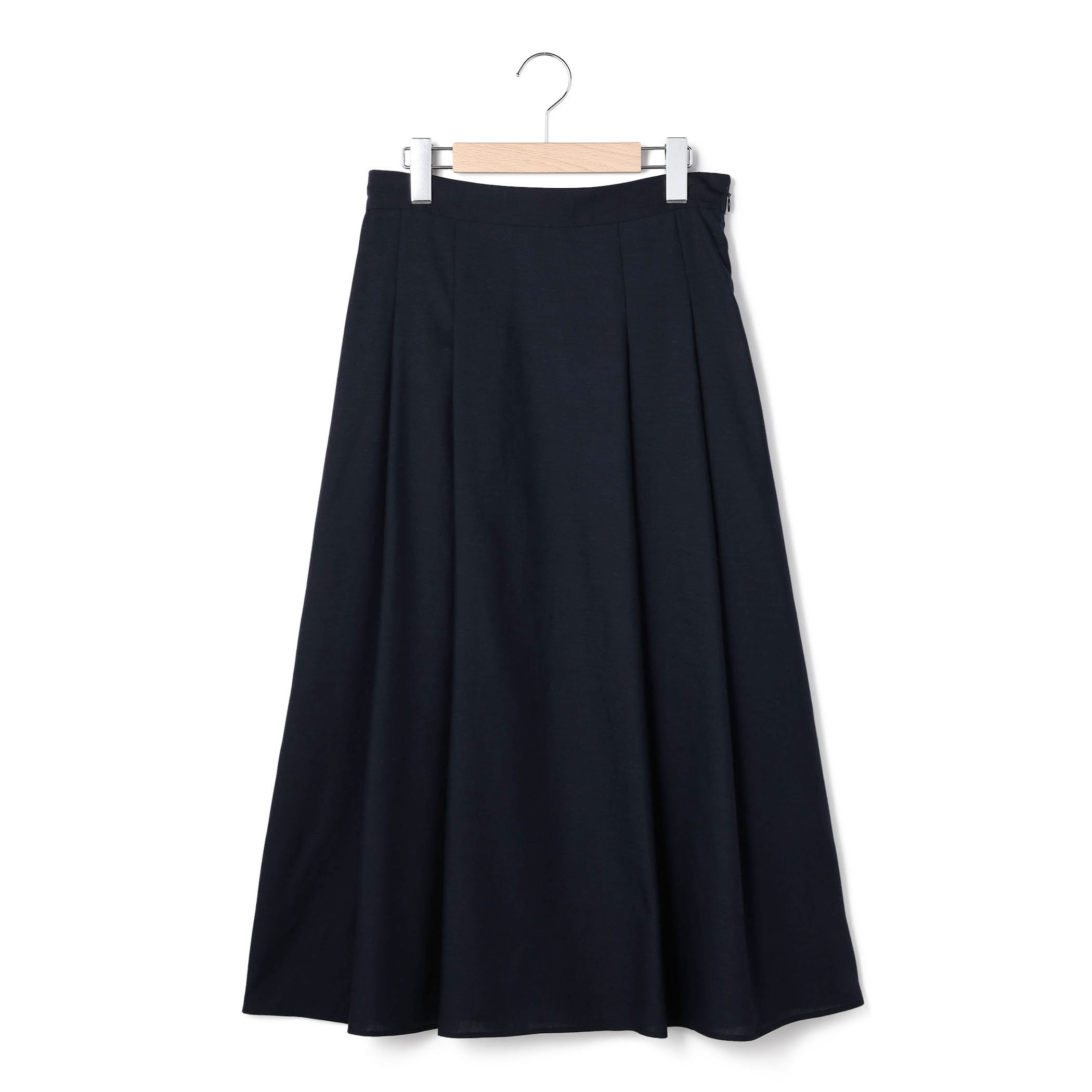 シャンブレークロススカート