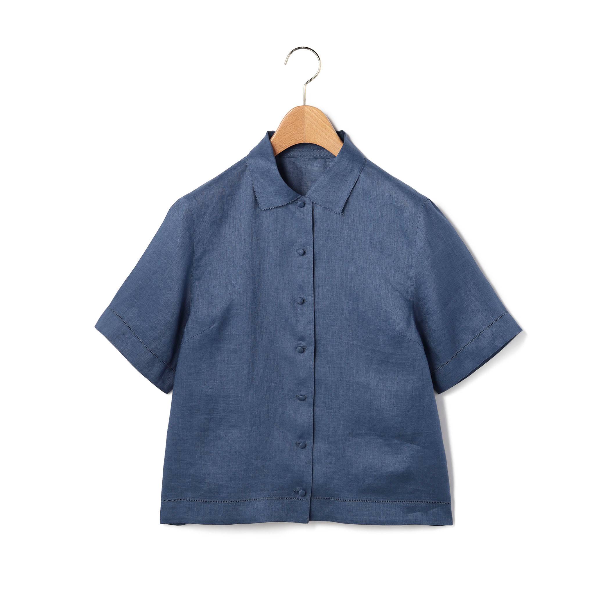 ウォッシュリネンブラウス