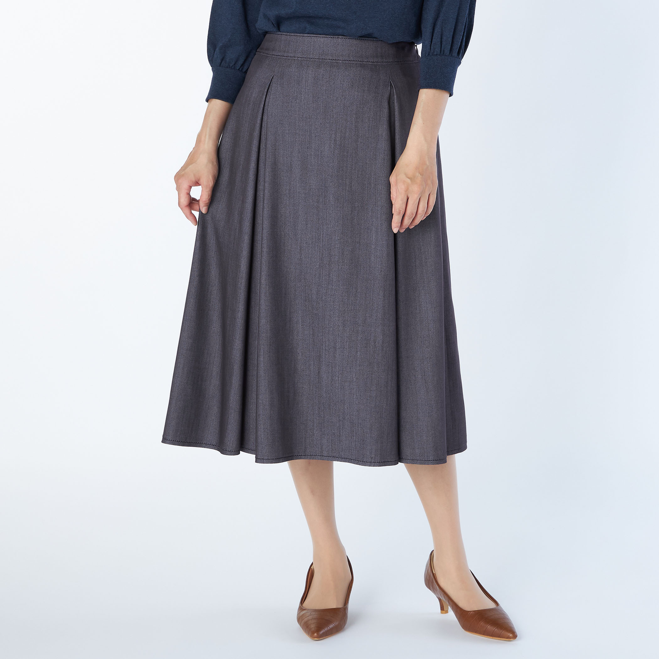 ソフトデニムスカート