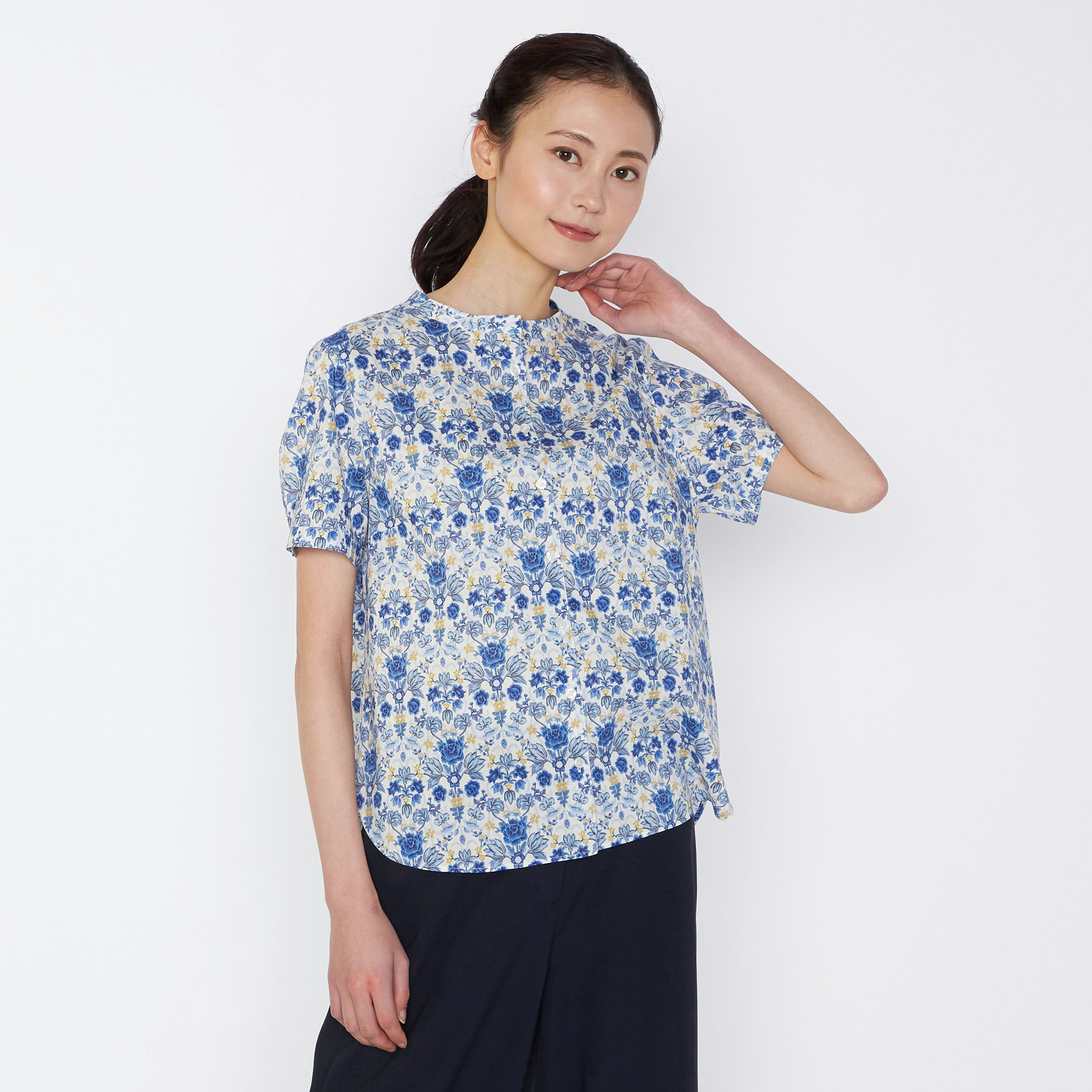 LIBERTYプリントLily Annabellブラウス