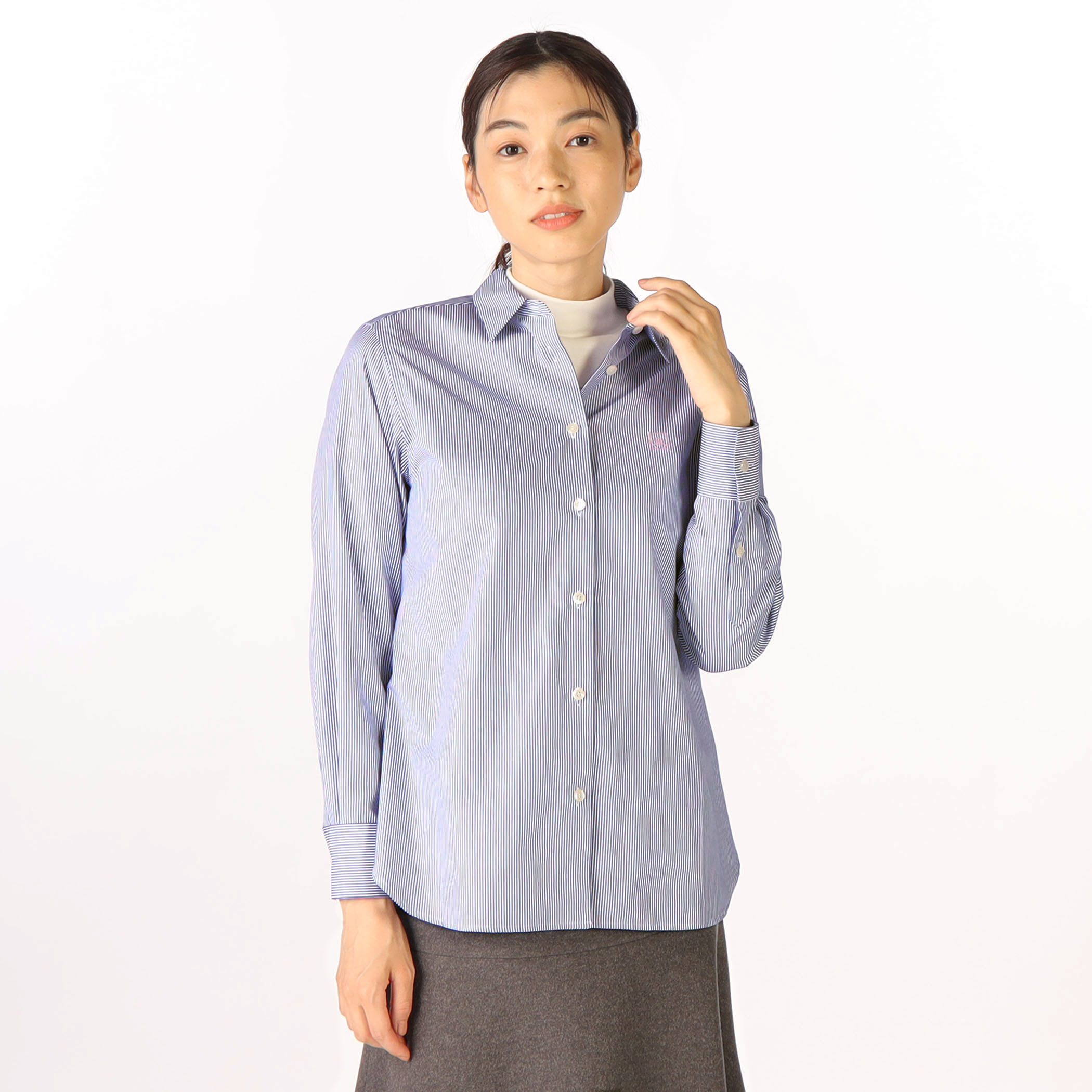 ロンドンストライプブラウス