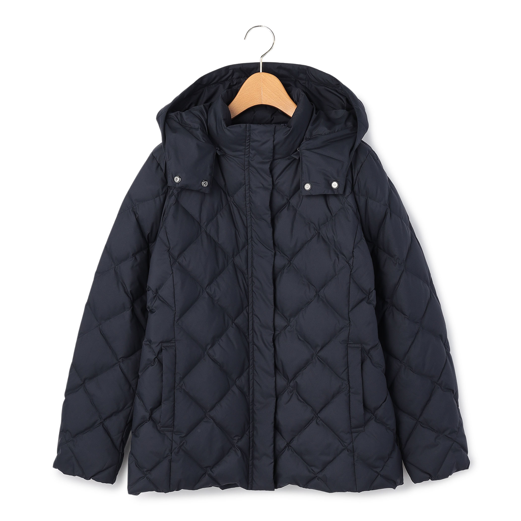 マイクロタフタフード付きコート